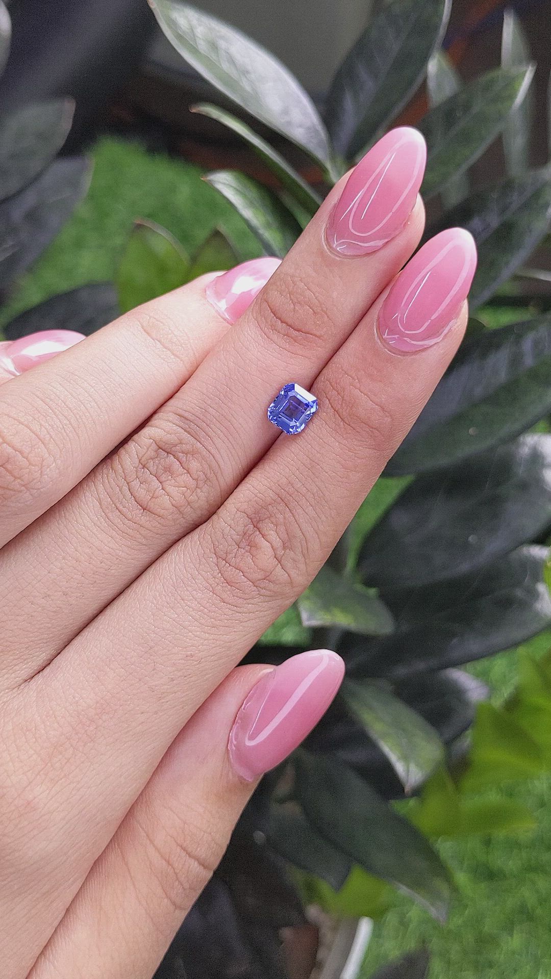 1.56 Ct. Blue Sapphire from Madagascar Size Video