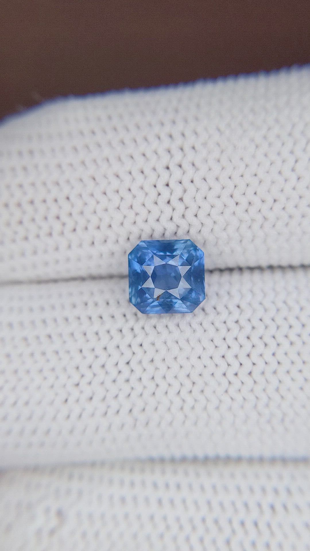 2.18 Ct. Blue Sapphire from Ceylon (Sri Lanka) Size Video