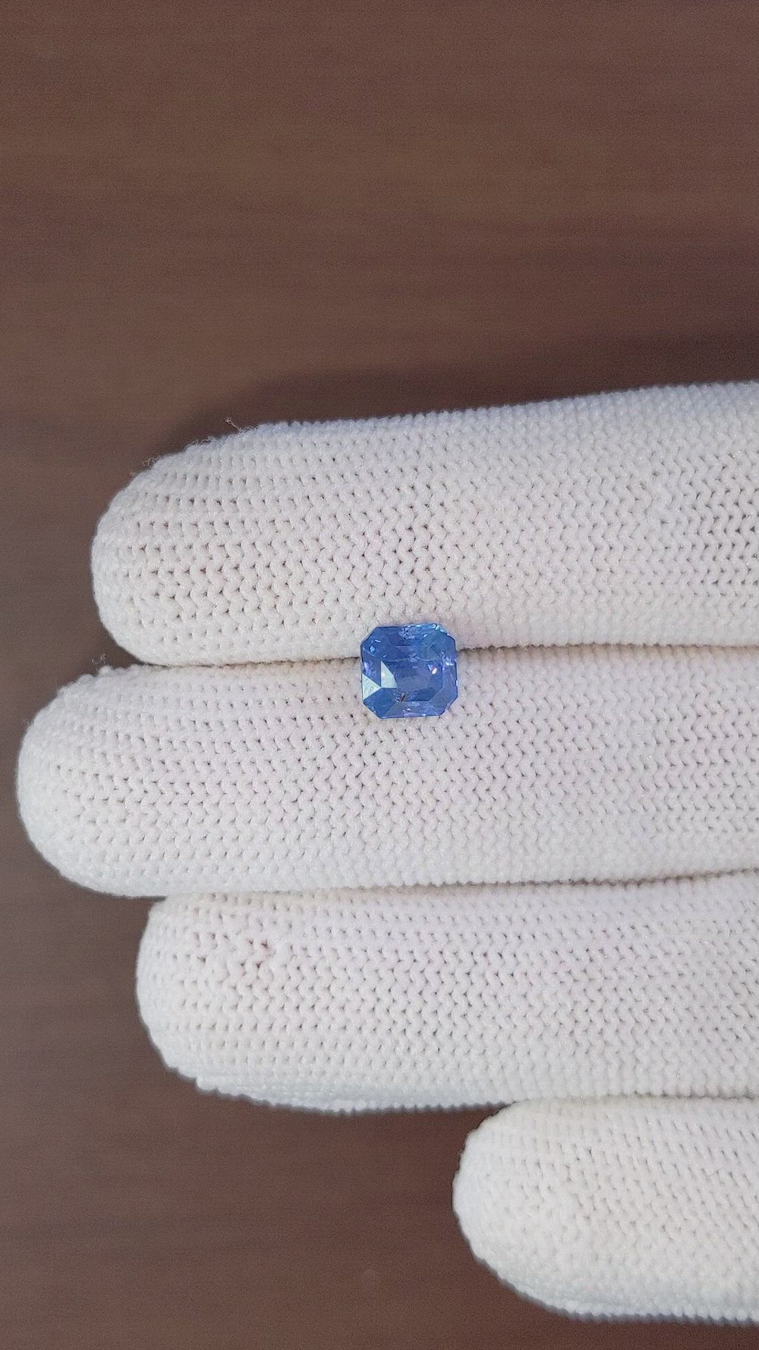 2.18 Ct. Blue Sapphire from Ceylon (Sri Lanka) Size Video