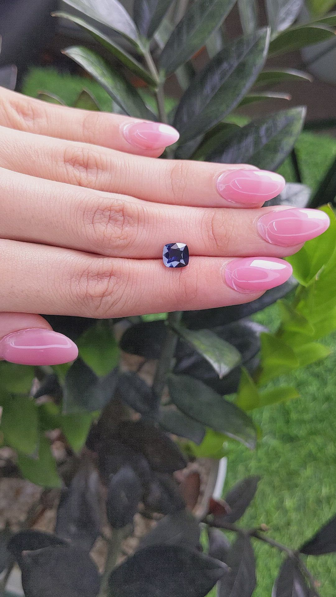 2.03 Ct. Blue Sapphire from Ceylon (Sri Lanka) Size Video
