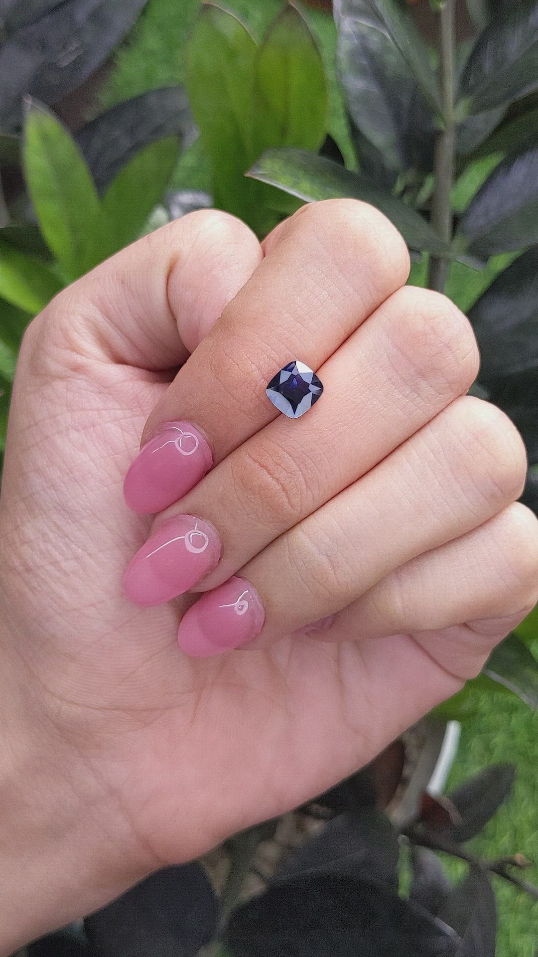 2.03 Ct. Blue Sapphire from Ceylon (Sri Lanka) Size Video