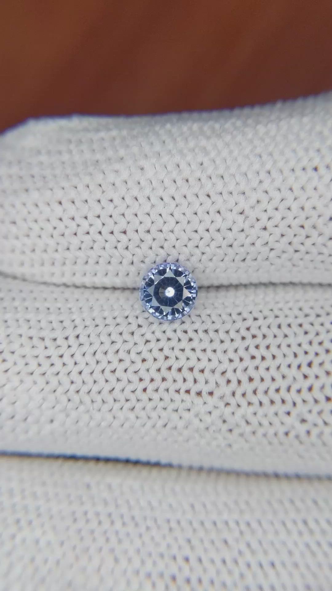 0.75 Ct. Blue Sapphire from Ceylon (Sri Lanka) Size Video