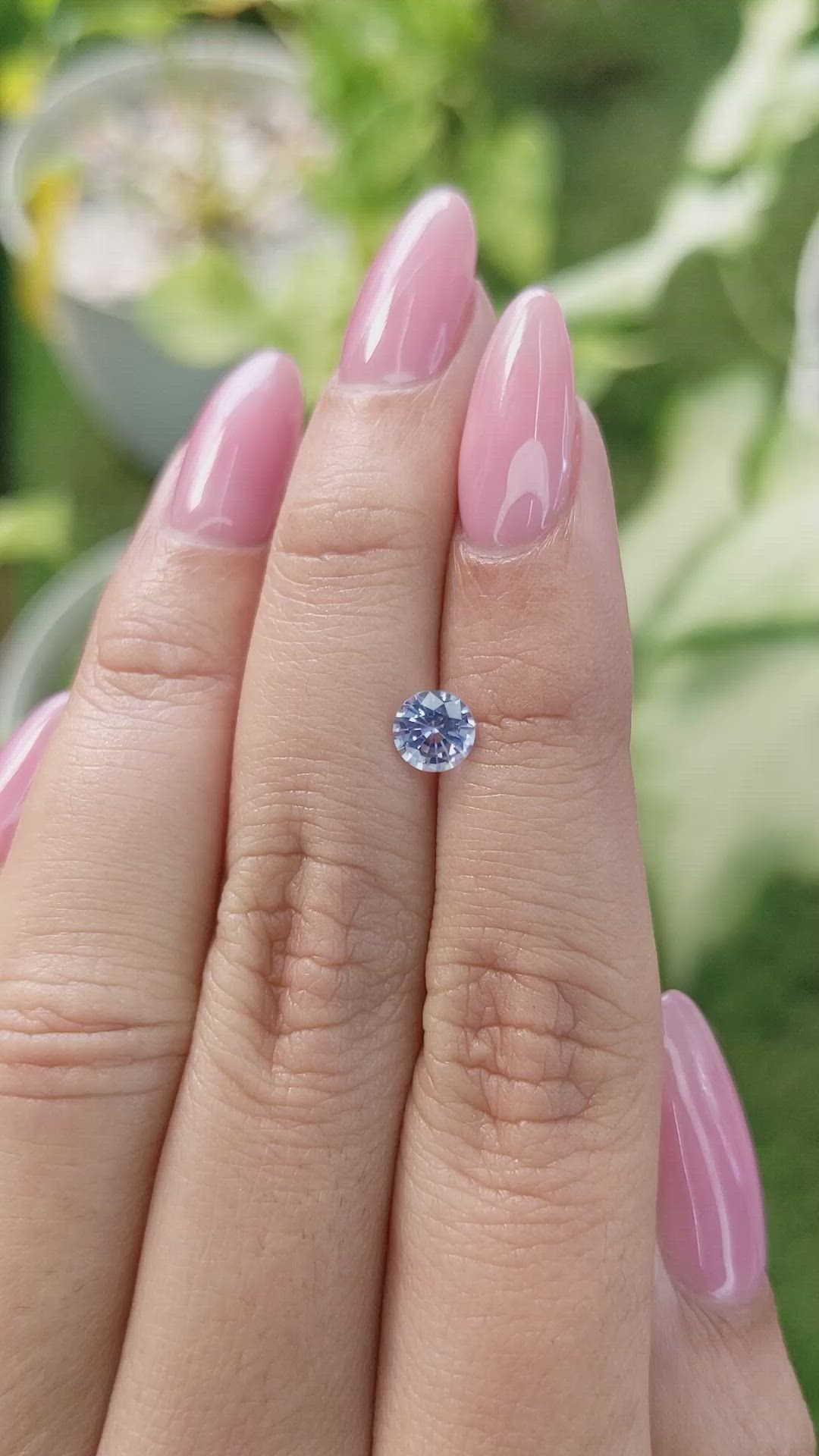 0.75 Ct. Blue Sapphire from Ceylon (Sri Lanka) Size Video