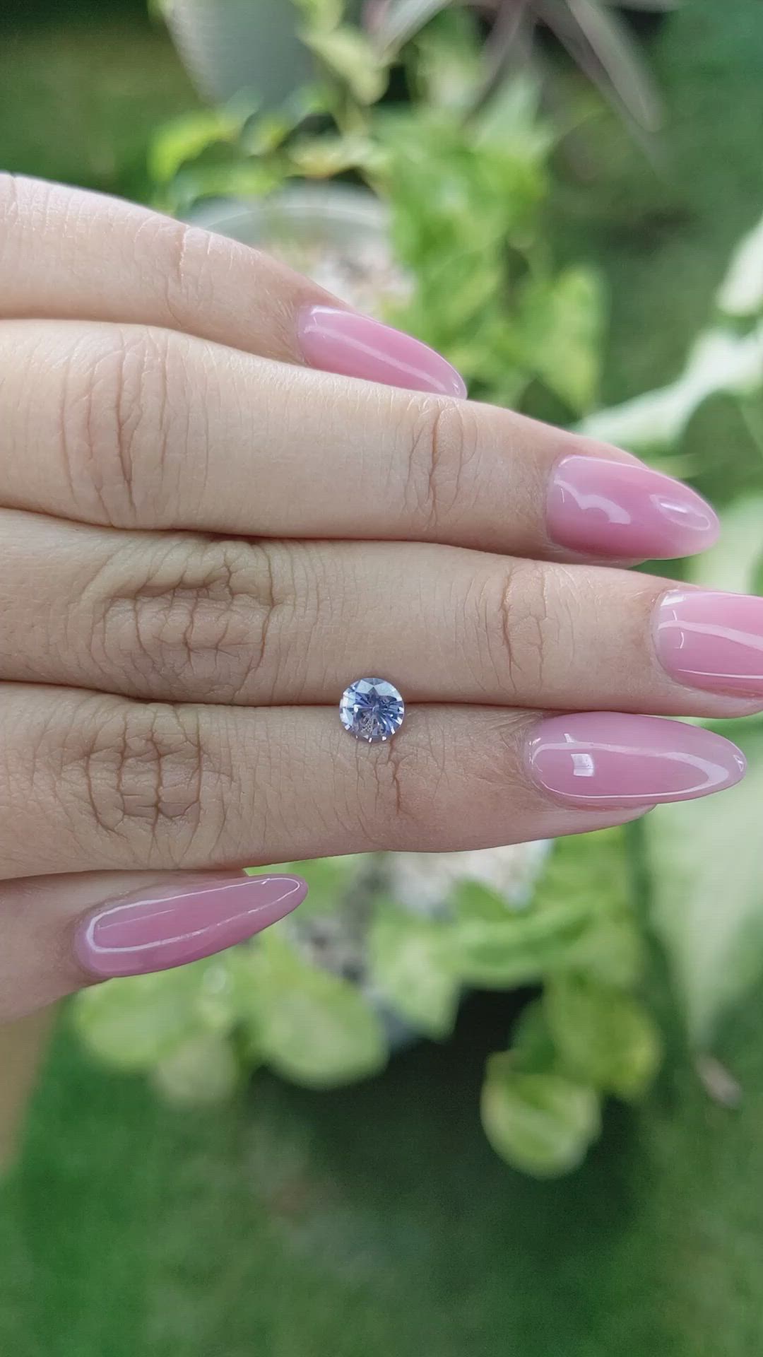 0.75 Ct. Blue Sapphire from Ceylon (Sri Lanka) Size Video