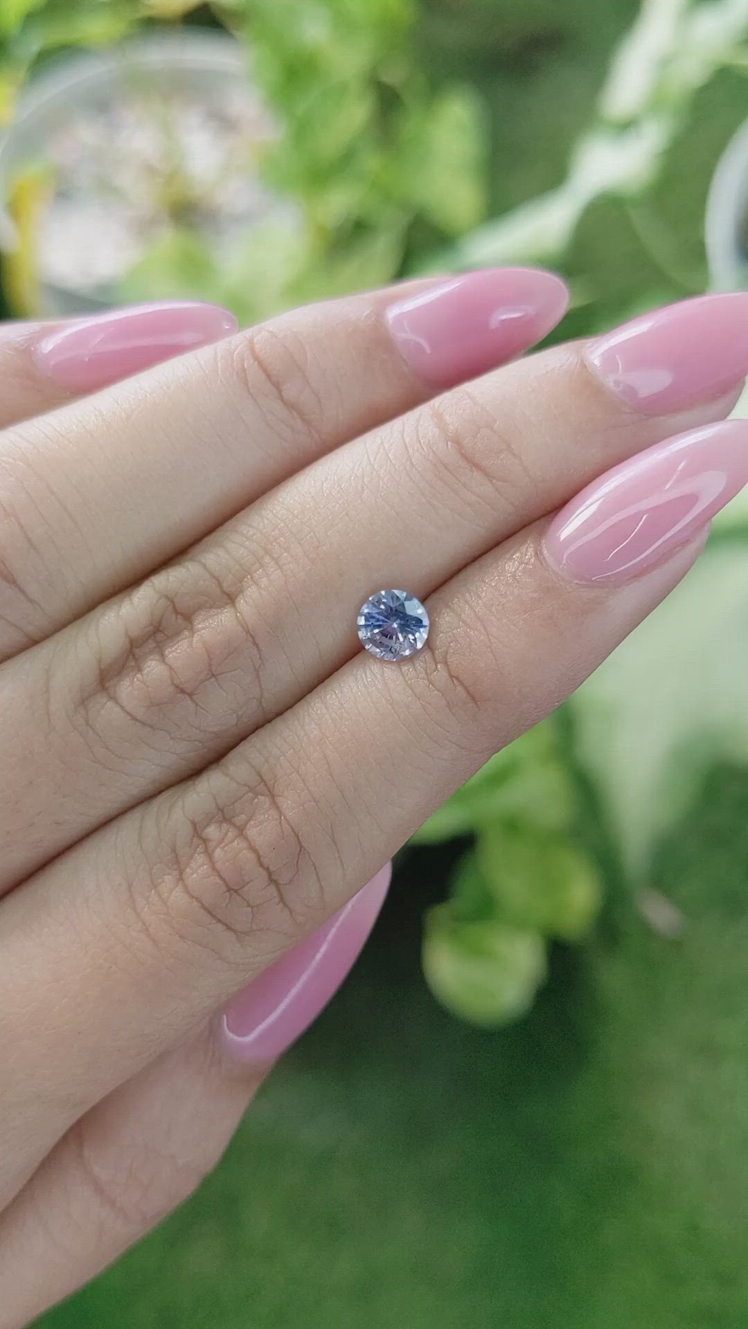 0.75 Ct. Blue Sapphire from Ceylon (Sri Lanka) Size Video