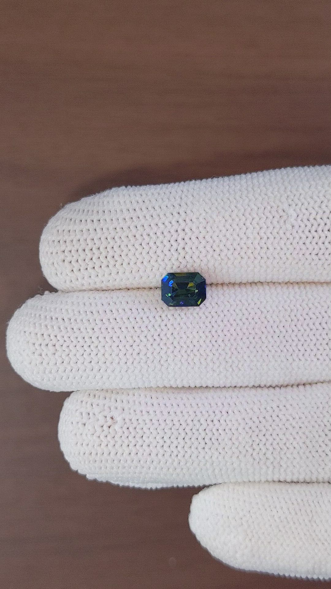 1.55 Ct. Bi Color Sapphire from Madagascar Size Video