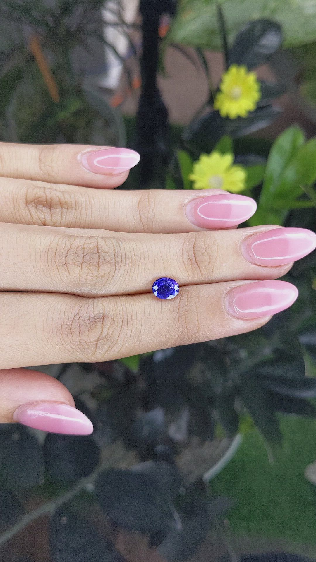 1.35 Ct. Color Change Sapphire from Ceylon (Sri Lanka) Size Video