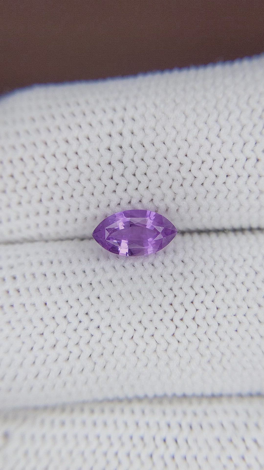 1.51 Ct. Purple Sapphire from Ceylon (Sri Lanka) Size Video