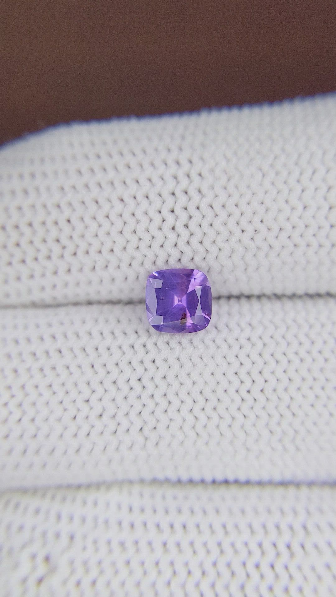 1.04 Ct. Purple Sapphire from Ceylon (Sri Lanka) Size Video