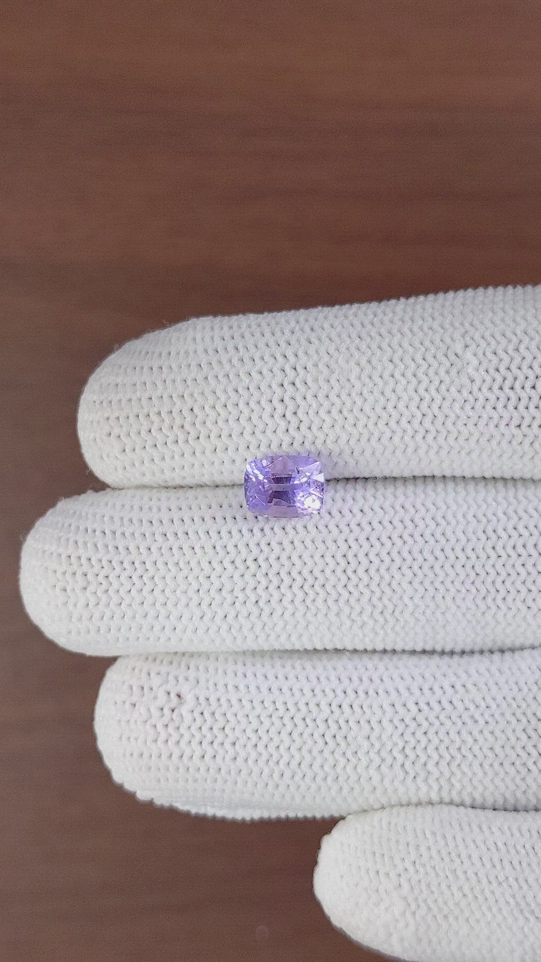 2.35 Ct. Purple Sapphire from Ceylon (Sri Lanka) Size Video