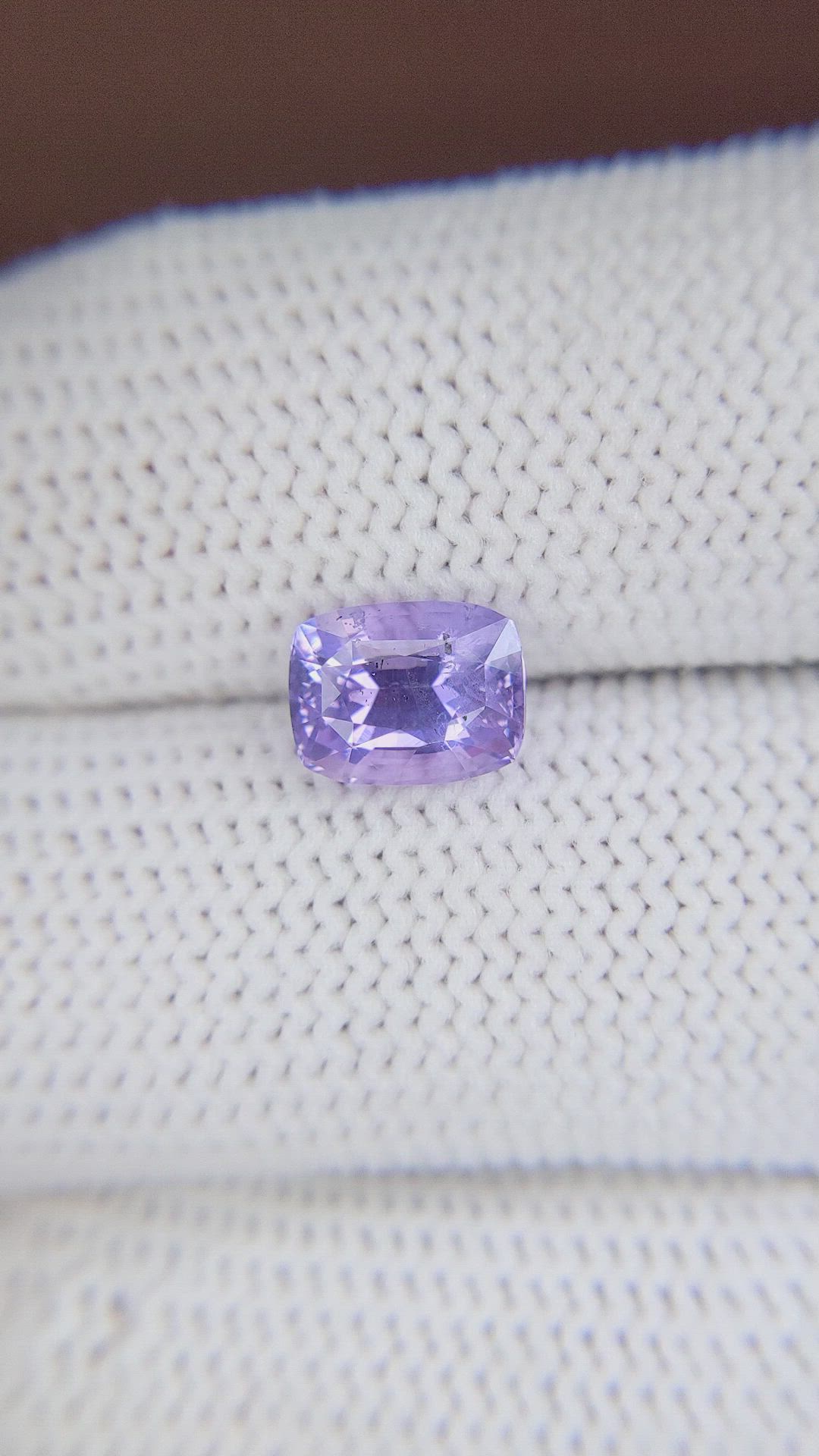 2.35 Ct. Purple Sapphire from Ceylon (Sri Lanka) Size Video