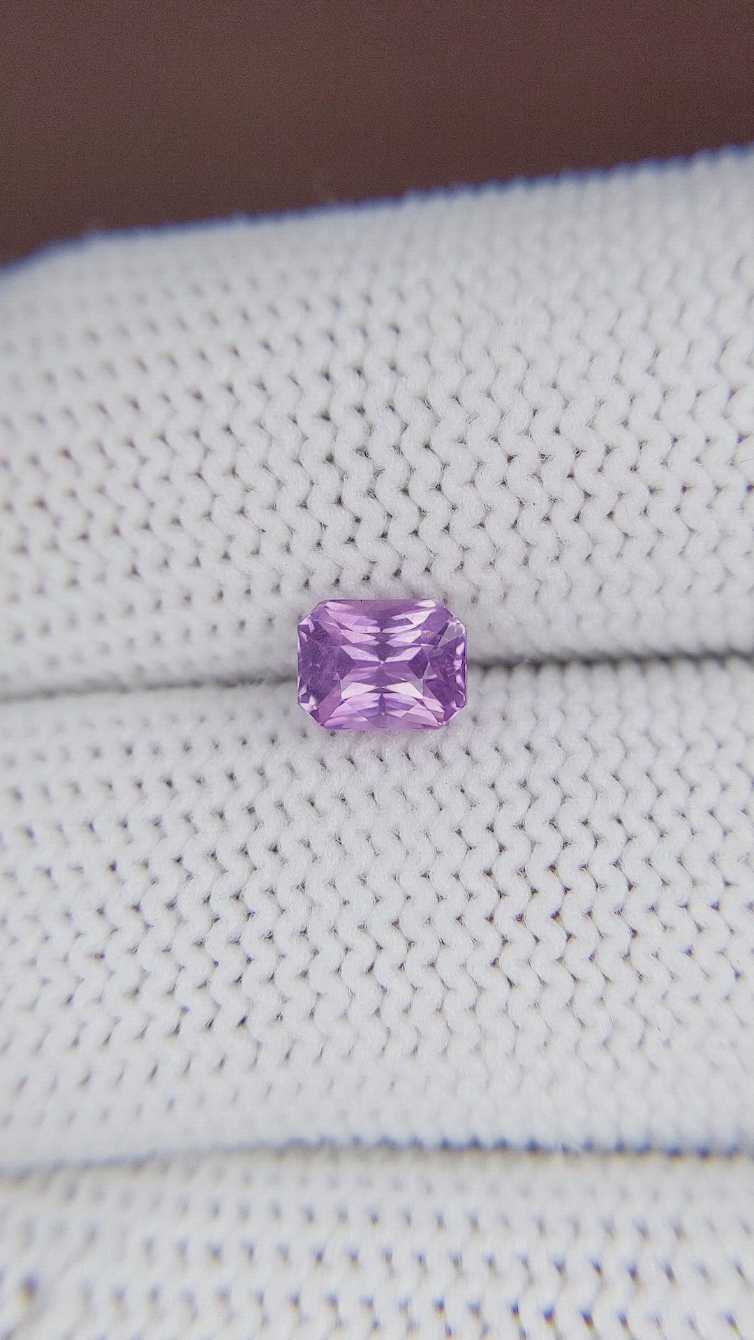 1.13 Ct. Purple Sapphire from Madagascar Size Video