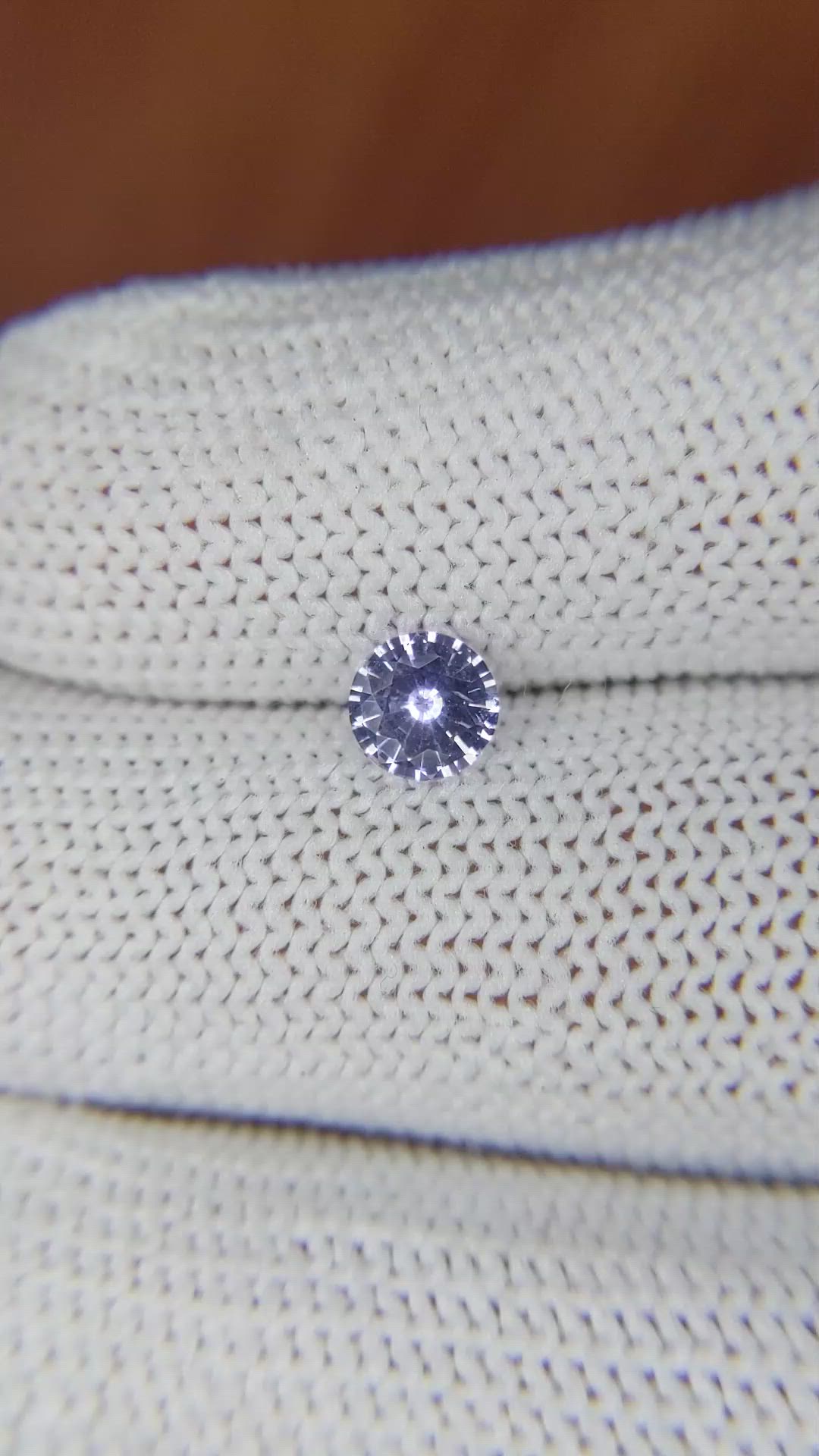 0.72 Ct. Blue Sapphire from Ceylon (Sri Lanka) Size Video