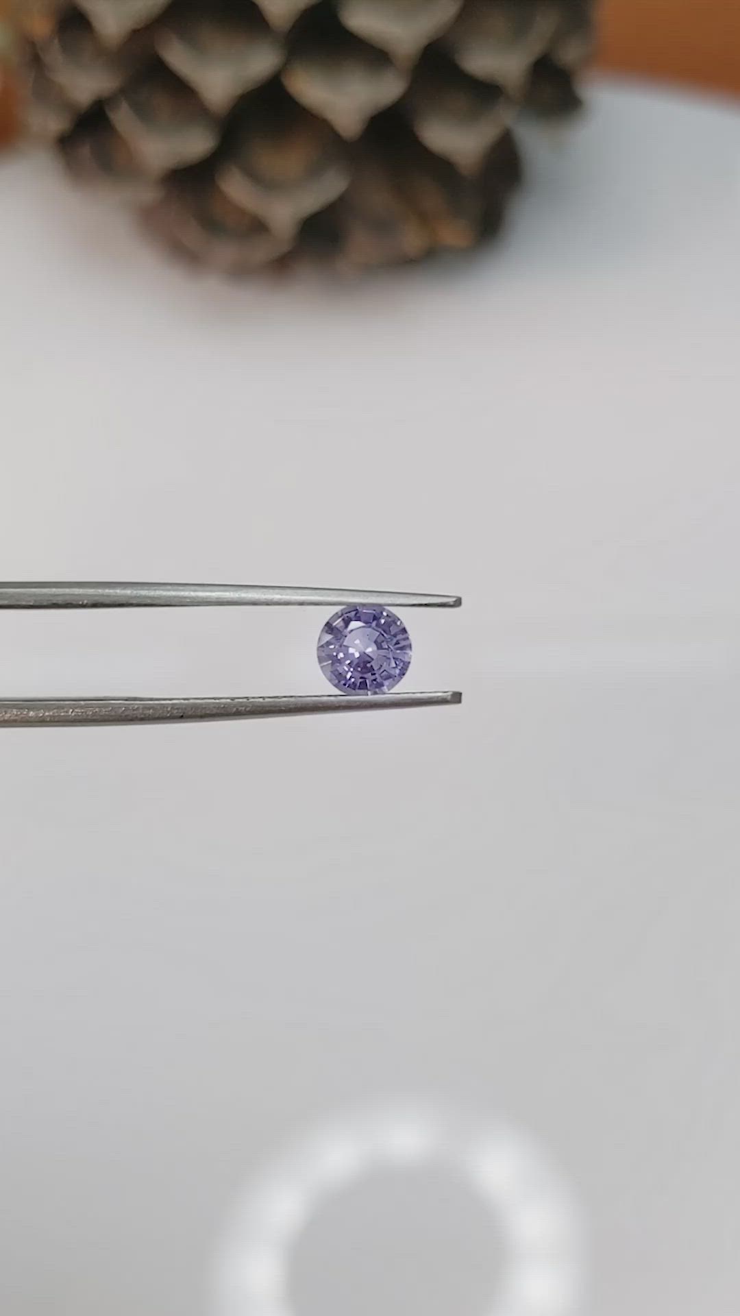 0.72 Ct. Blue Sapphire from Ceylon (Sri Lanka) Size Video
