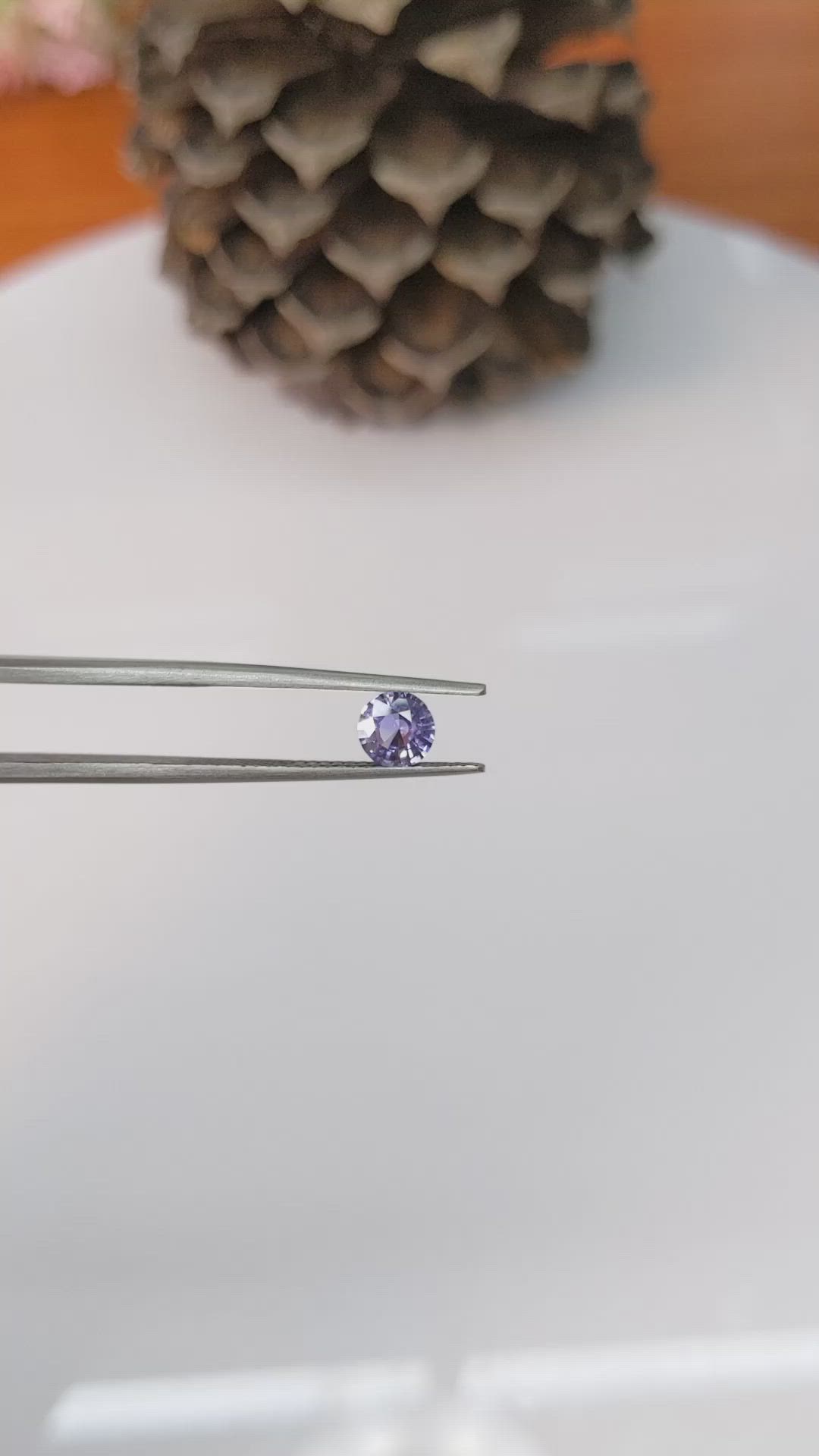 0.67 Ct. Blue Sapphire from Ceylon (Sri Lanka) Size Video