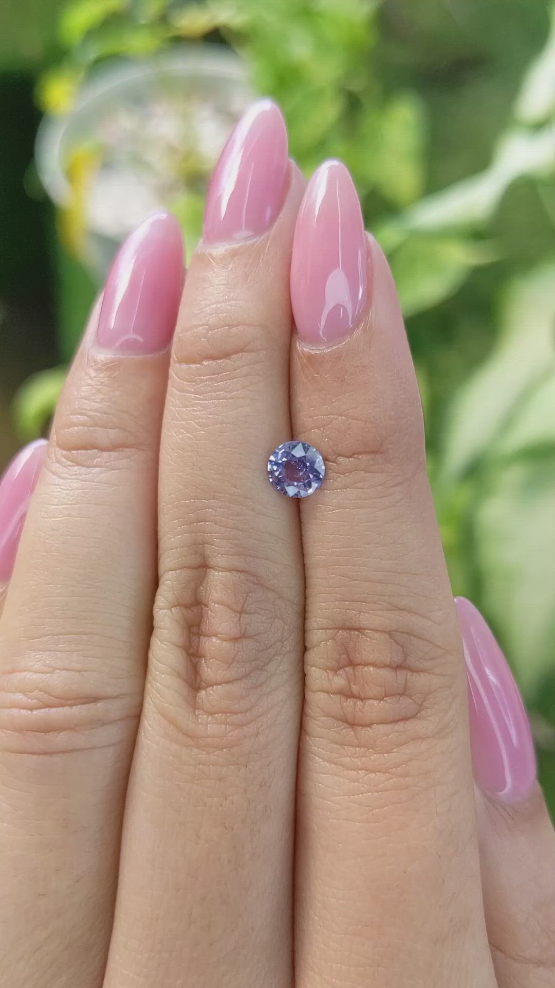 0.67 Ct. Blue Sapphire from Ceylon (Sri Lanka) Size Video