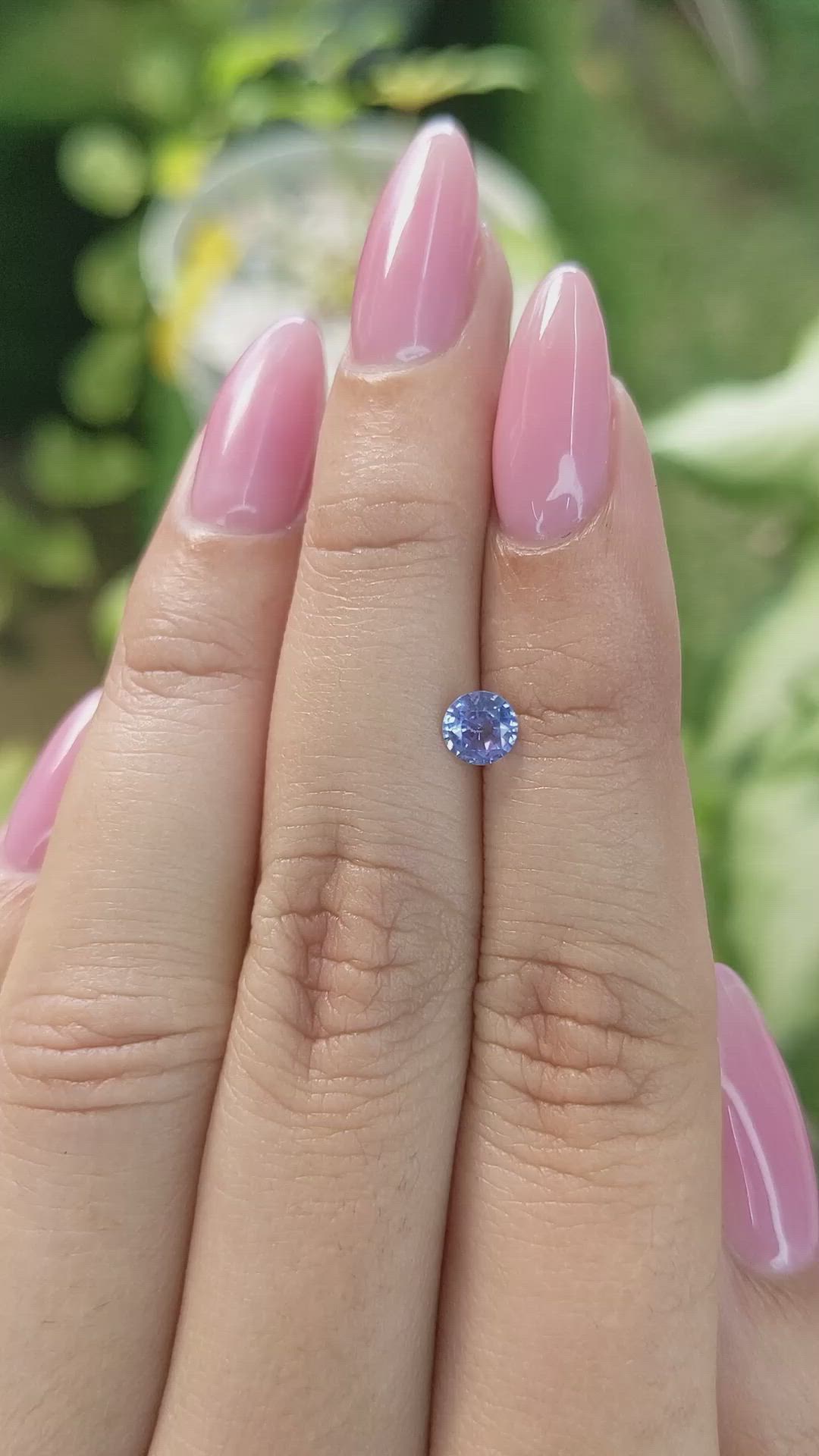 0.50 Ct. Blue Sapphire from Ceylon (Sri Lanka) Size Video
