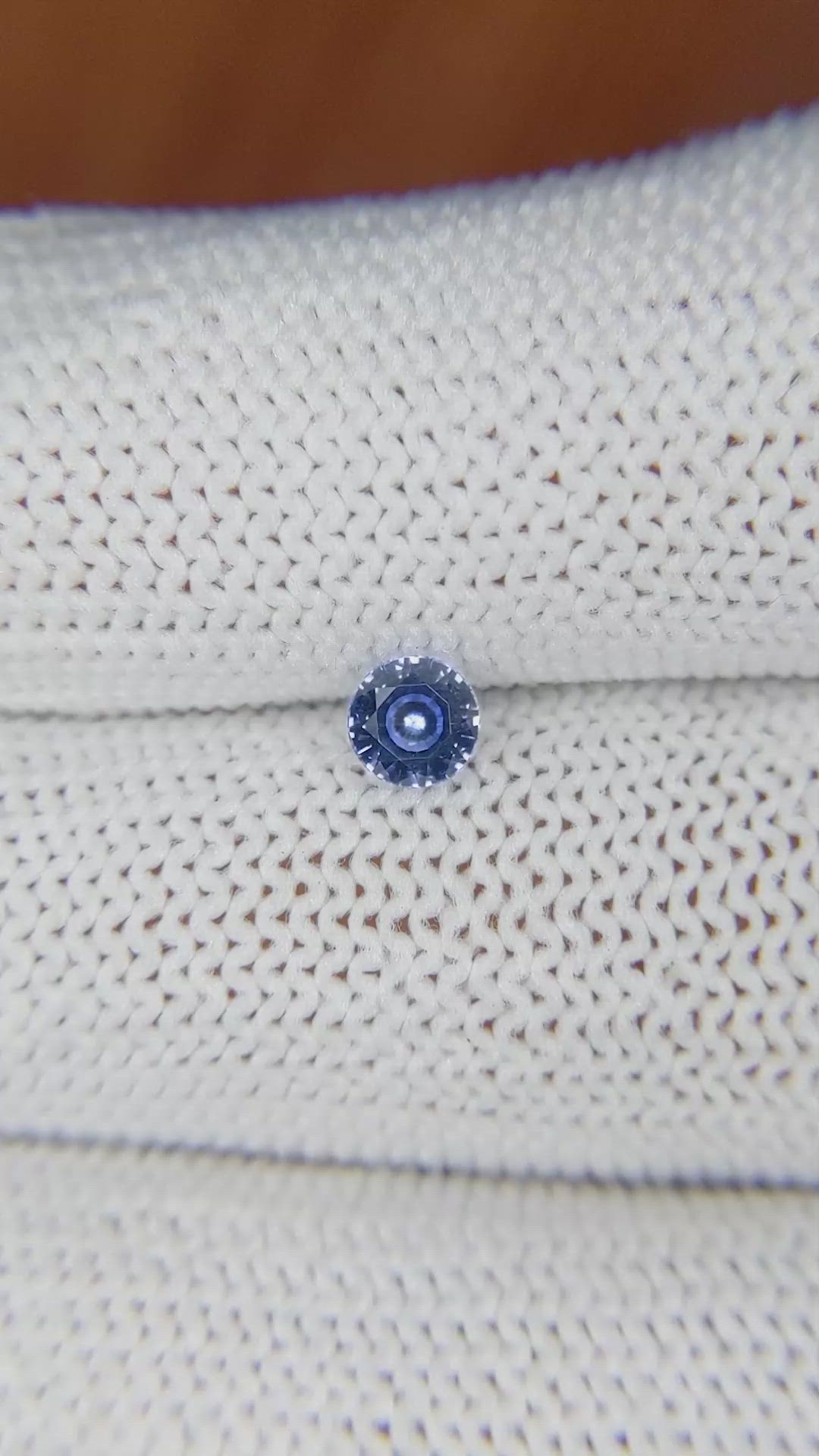 0.51 Ct. Blue Sapphire from Ceylon (Sri Lanka) Size Video