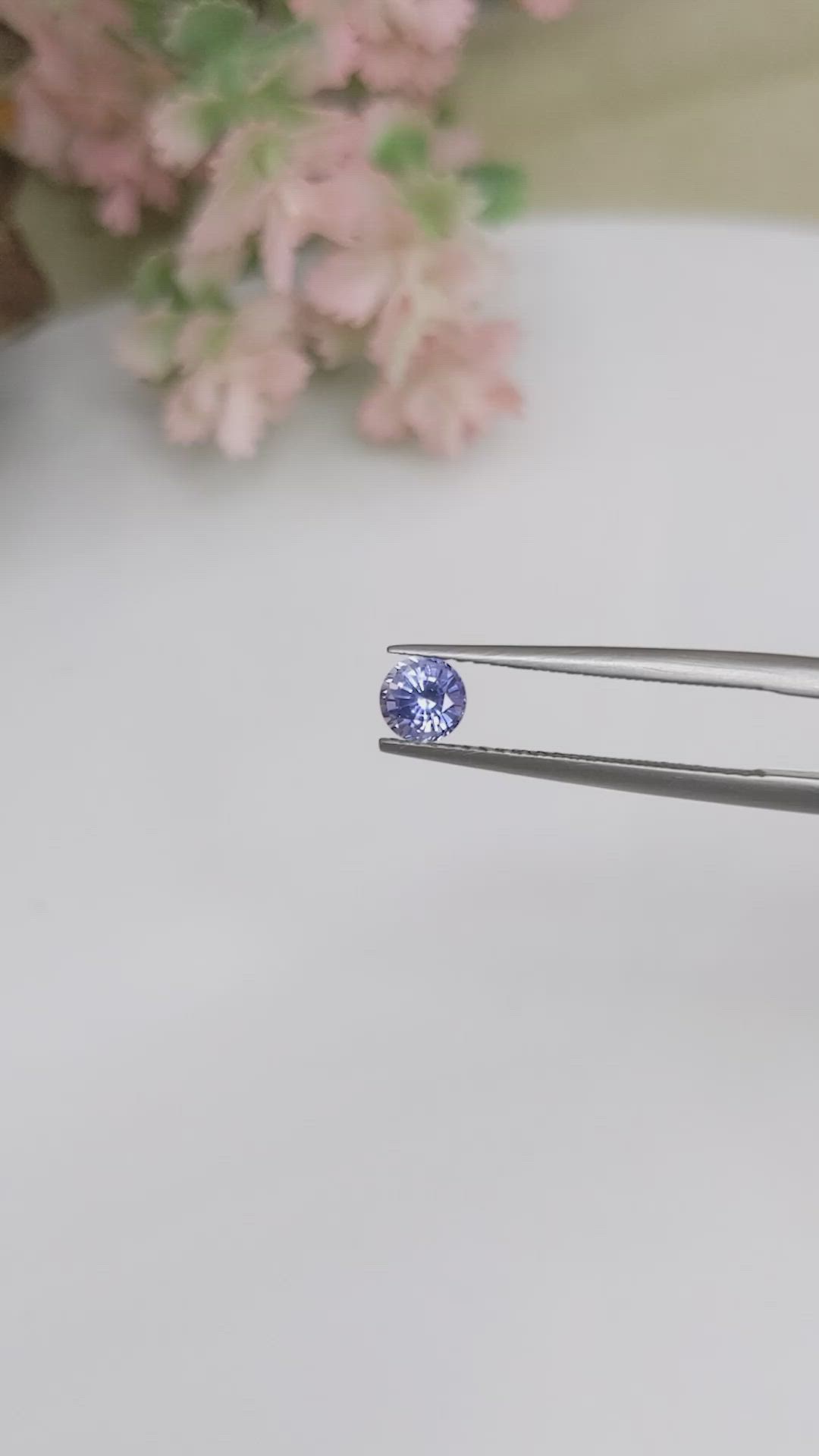 0.51 Ct. Blue Sapphire from Ceylon (Sri Lanka) Size Video