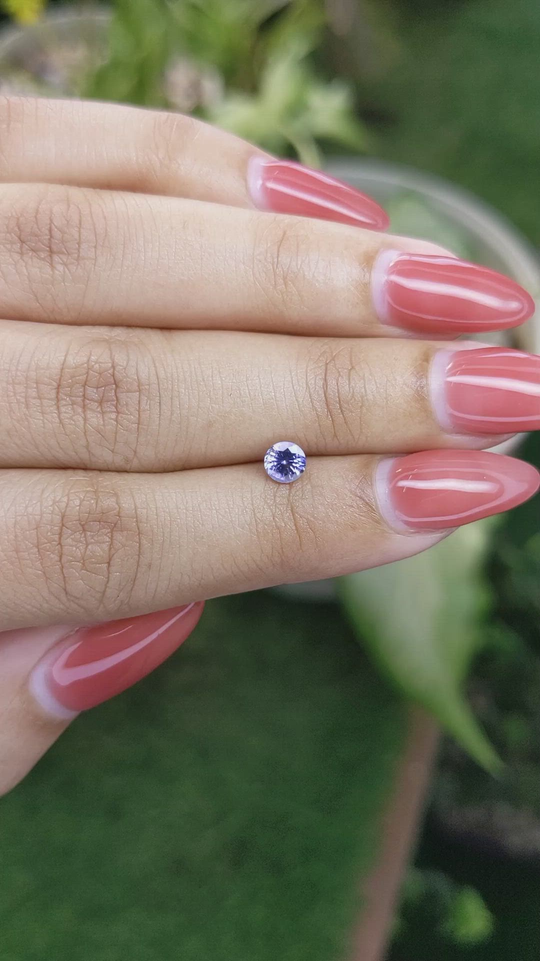 0.51 Ct. Blue Sapphire from Ceylon (Sri Lanka) Size Video