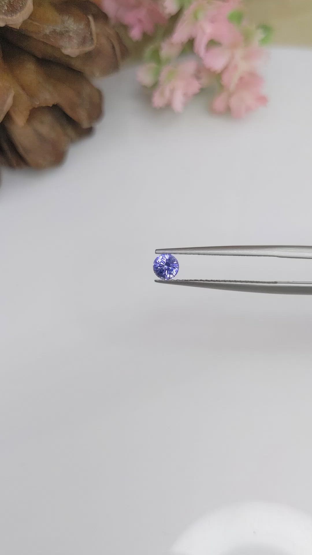 0.51 Ct. Blue Sapphire from Ceylon (Sri Lanka) Size Video