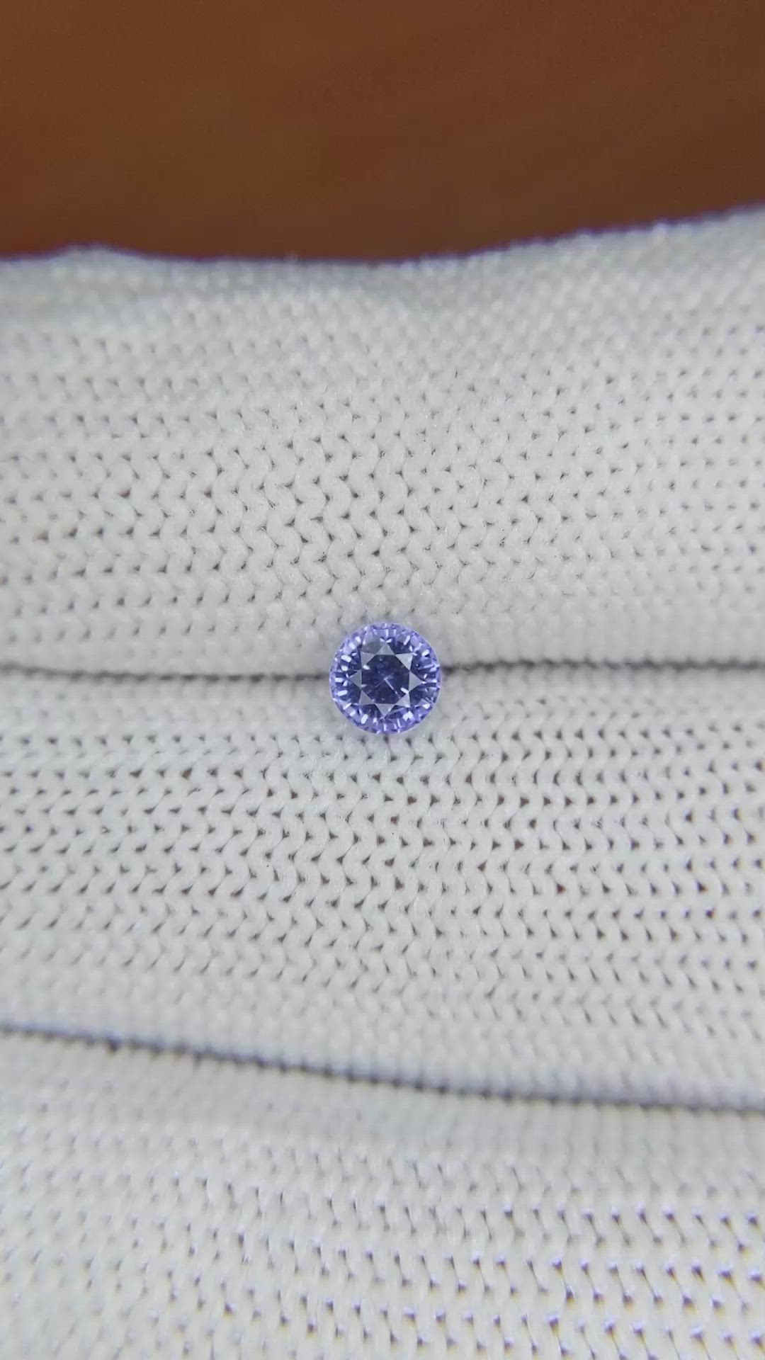 0.51 Ct. Blue Sapphire from Ceylon (Sri Lanka) Size Video