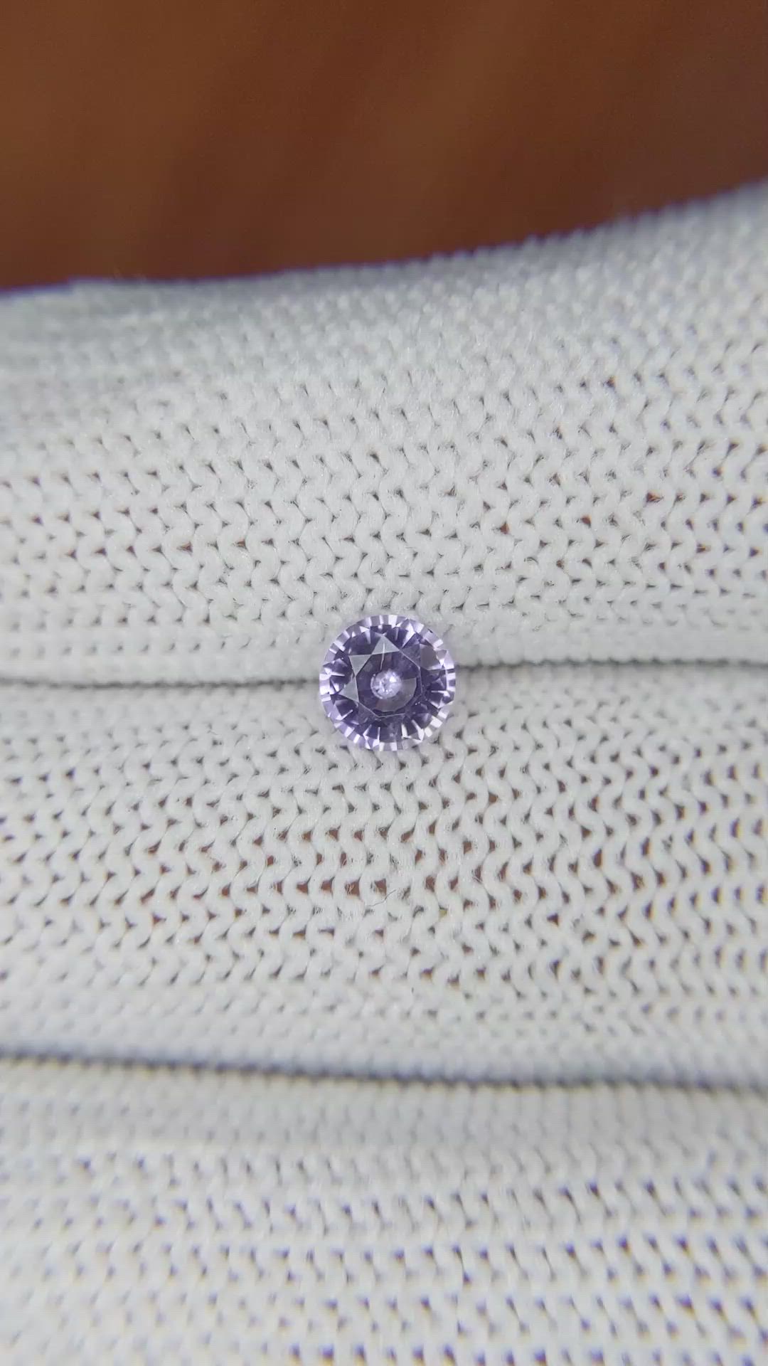 0.79 Ct. Purple Sapphire from Ceylon (Sri Lanka) Size Video