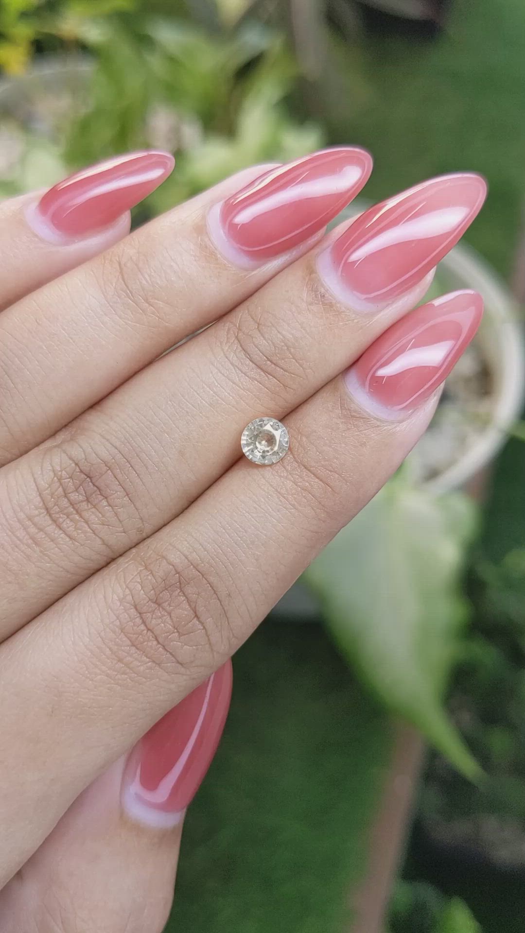 0.66 Ct. Yellow Sapphire from Ceylon (Sri Lanka) Size Video