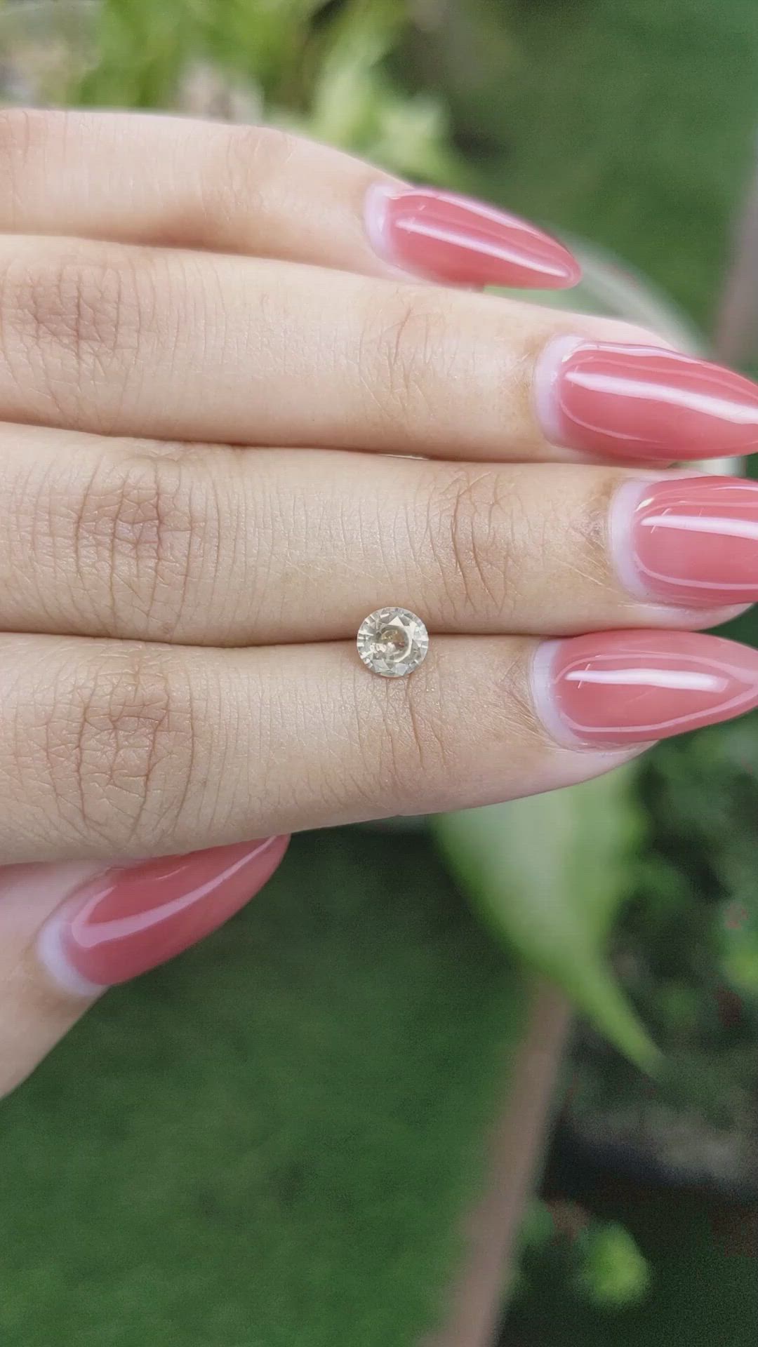 0.66 Ct. Yellow Sapphire from Ceylon (Sri Lanka) Size Video