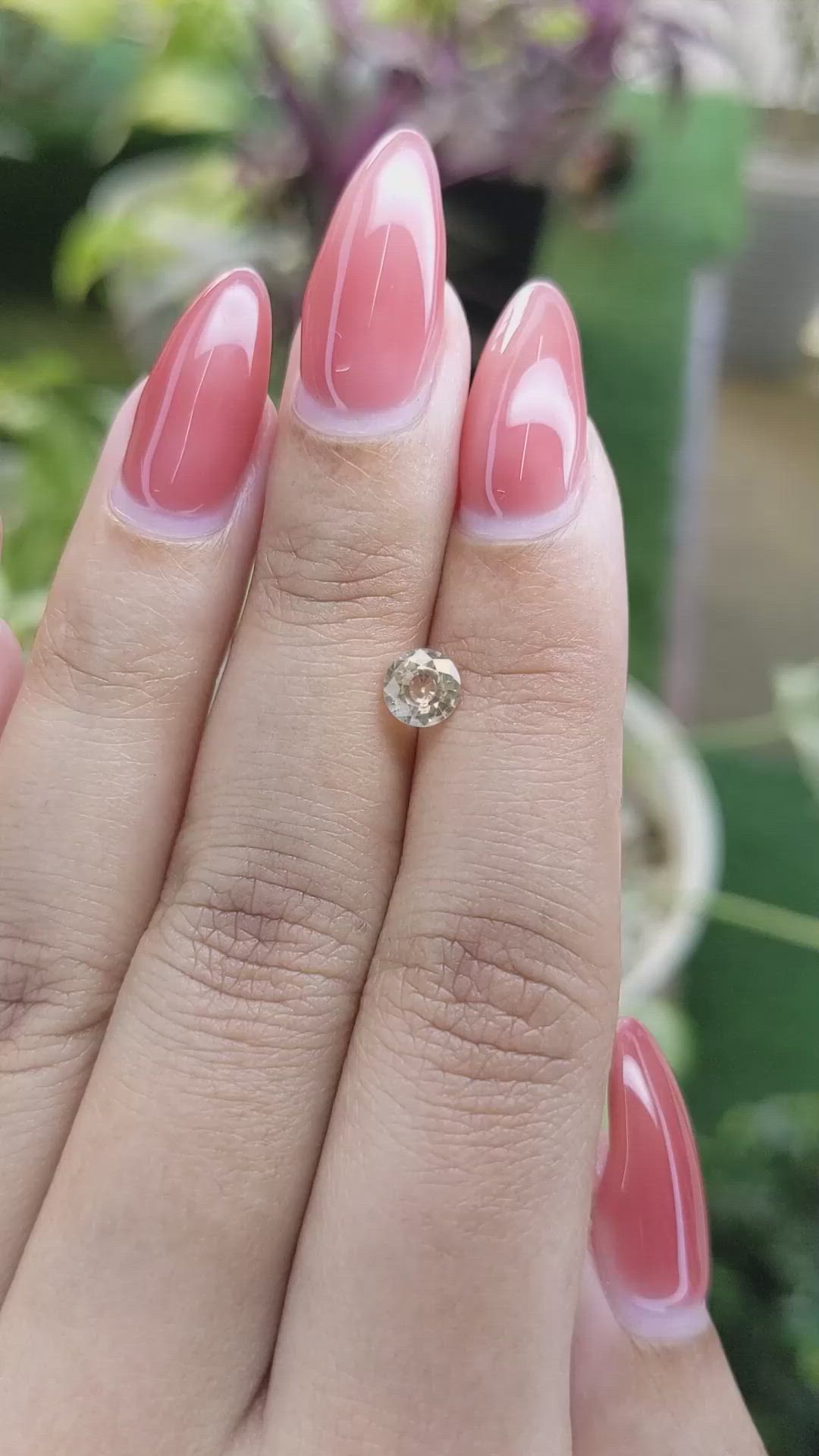 0.66 Ct. Yellow Sapphire from Ceylon (Sri Lanka) Size Video