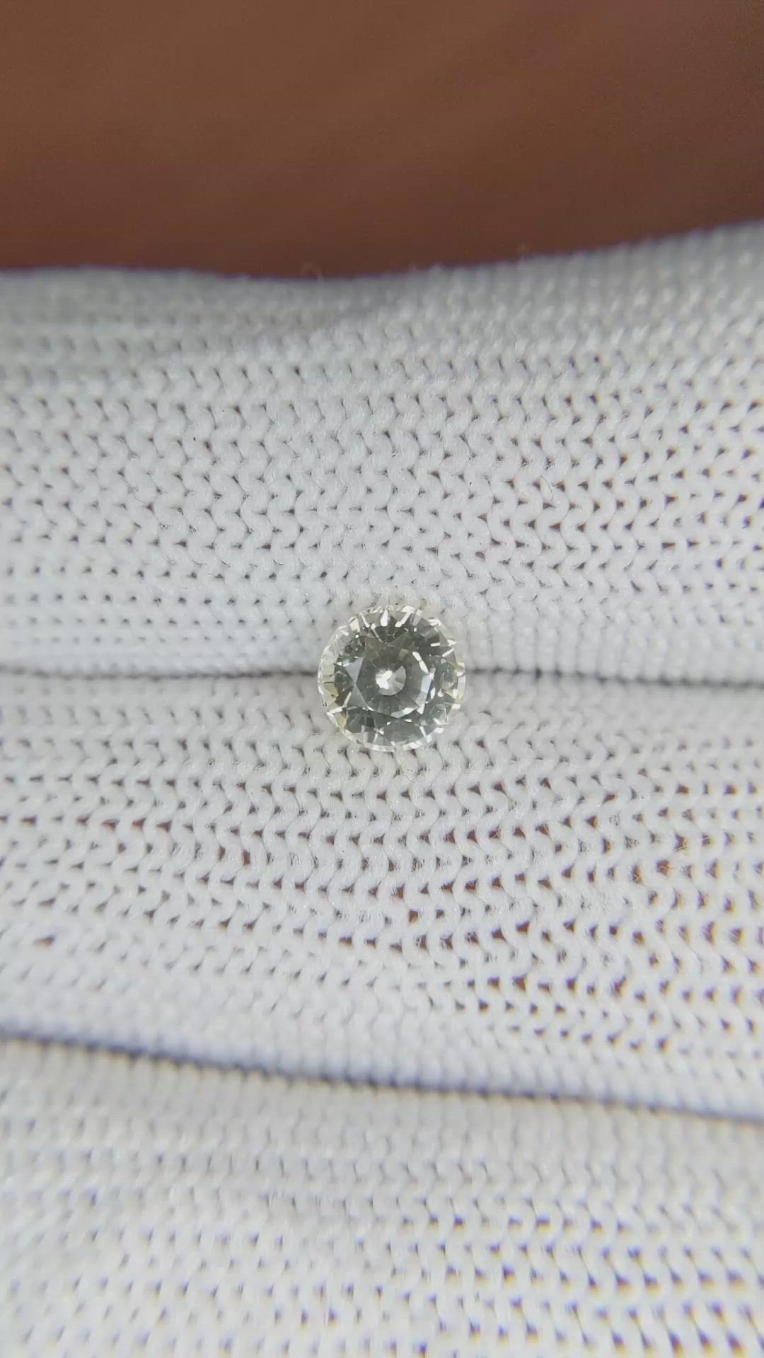 1.12 Ct. Yellow Sapphire from Ceylon (Sri Lanka) Size Video