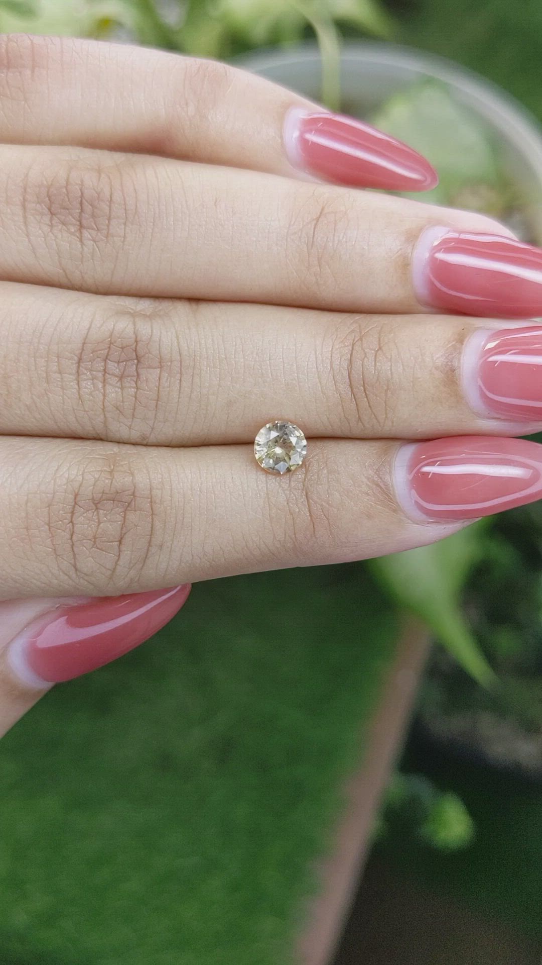 0.79 Ct. Yellow Sapphire from Ceylon (Sri Lanka) Size Video