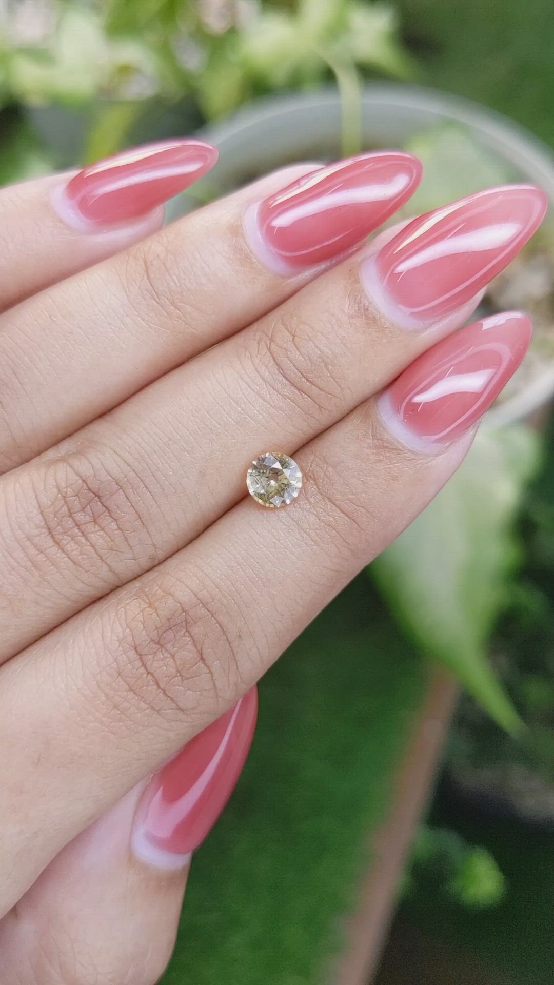 0.79 Ct. Yellow Sapphire from Ceylon (Sri Lanka) Size Video