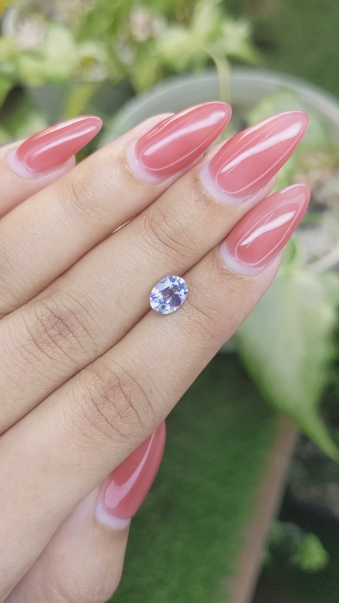 1.15 Ct. Blue Sapphire from Ceylon (Sri Lanka) Size Video