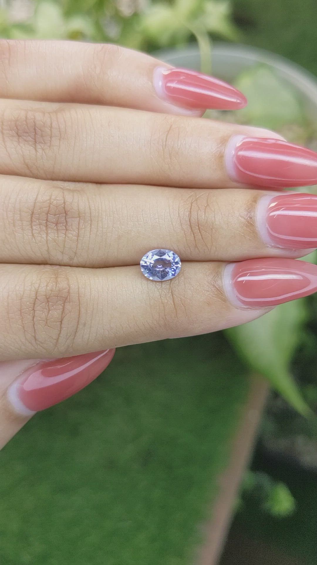1.15 Ct. Blue Sapphire from Ceylon (Sri Lanka) Size Video