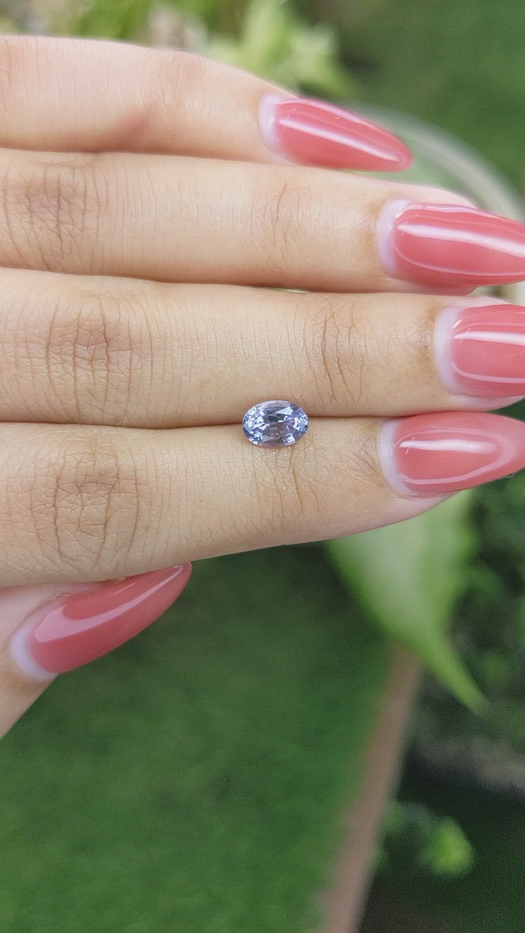 0.92 Ct. Blue Sapphire from Ceylon (Sri Lanka) Size Video