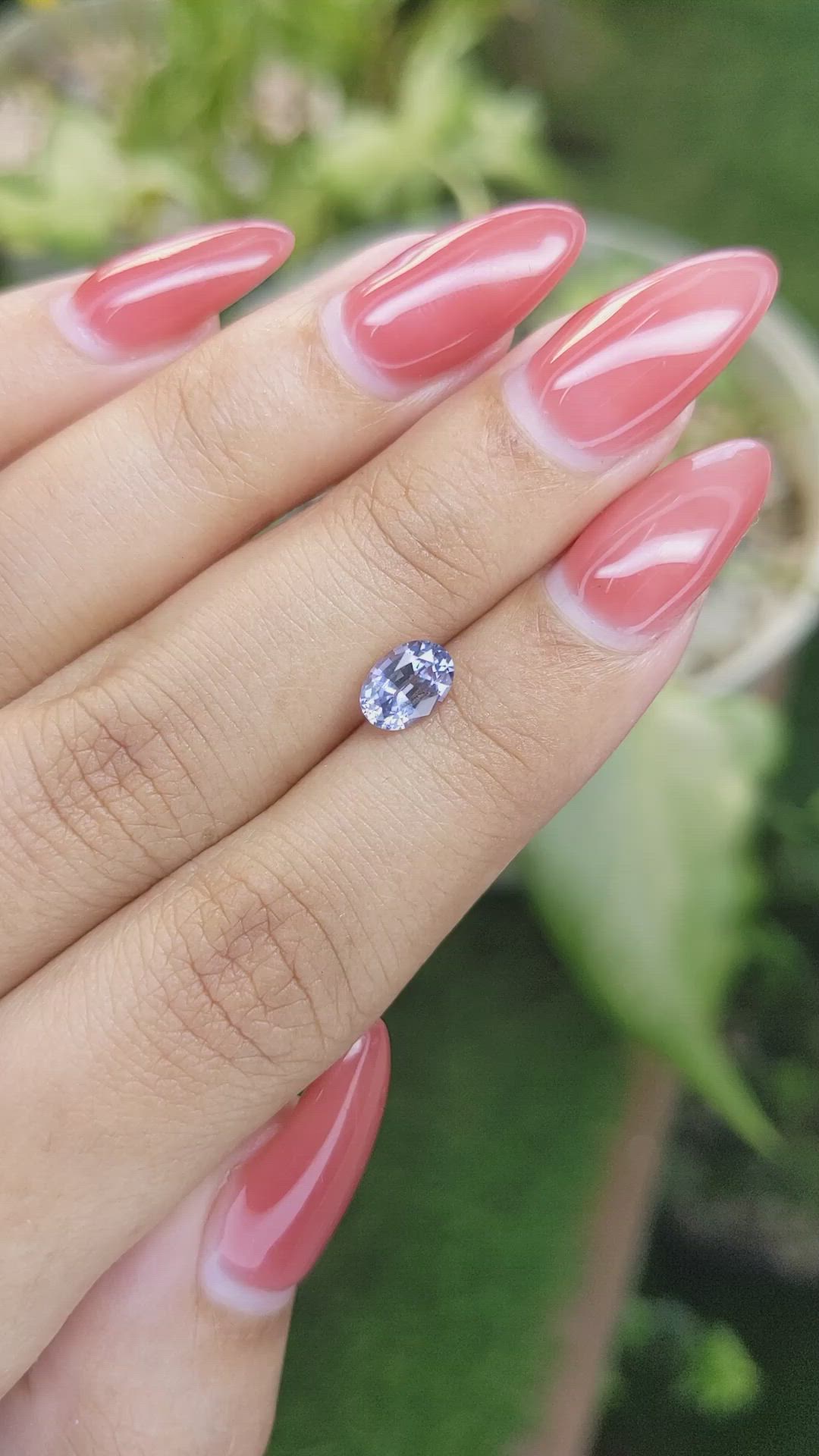 0.92 Ct. Blue Sapphire from Ceylon (Sri Lanka) Size Video