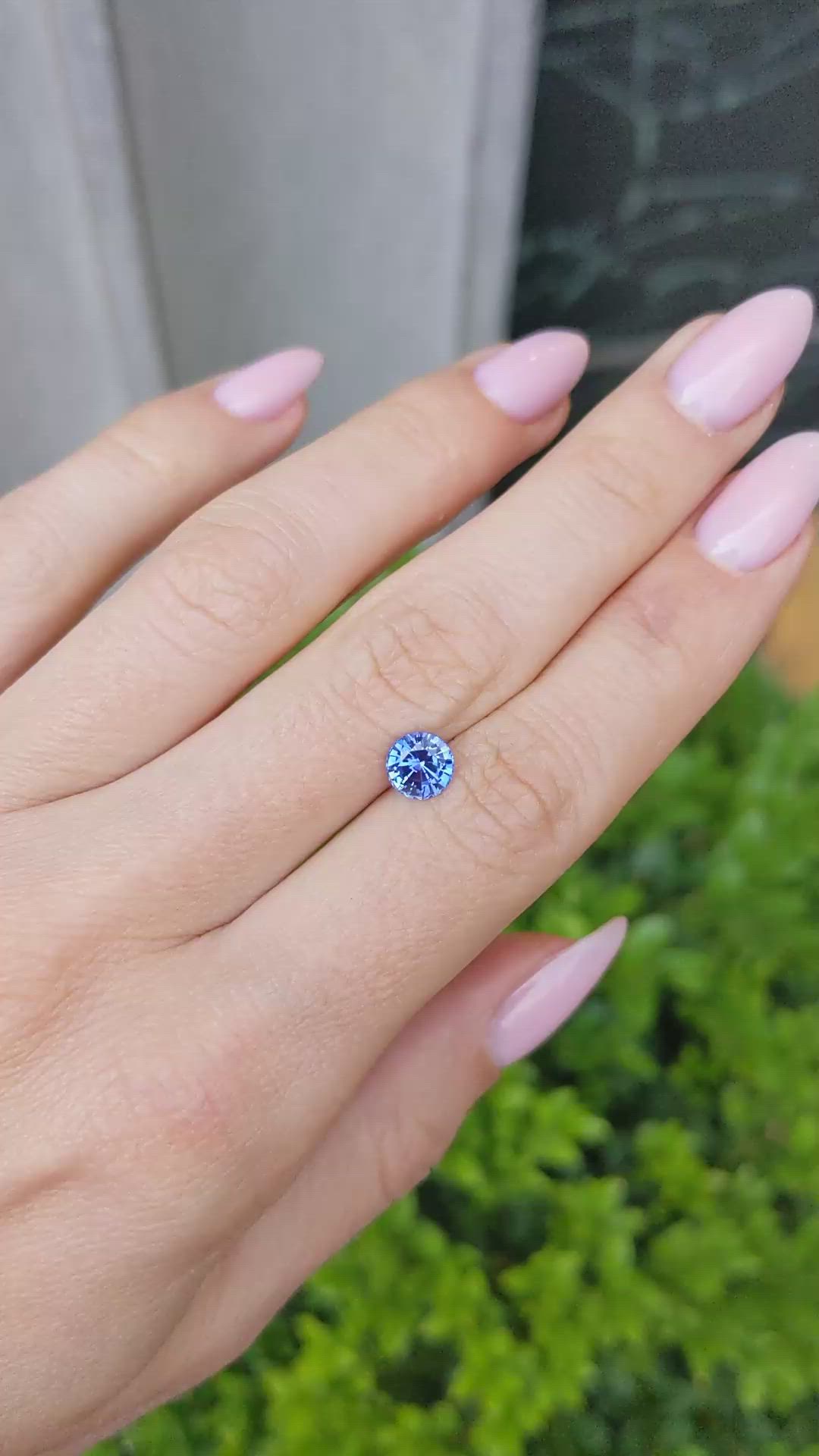 1.22 Ct. Blue Sapphire from Ceylon (Sri Lanka) Size Video