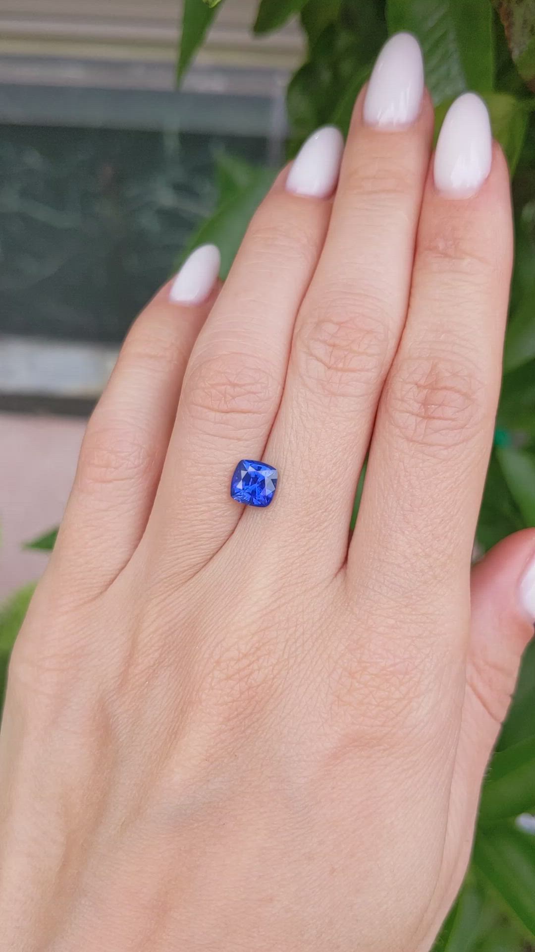 1.47 Ct. Blue Sapphire from Ceylon (Sri Lanka) Size Video