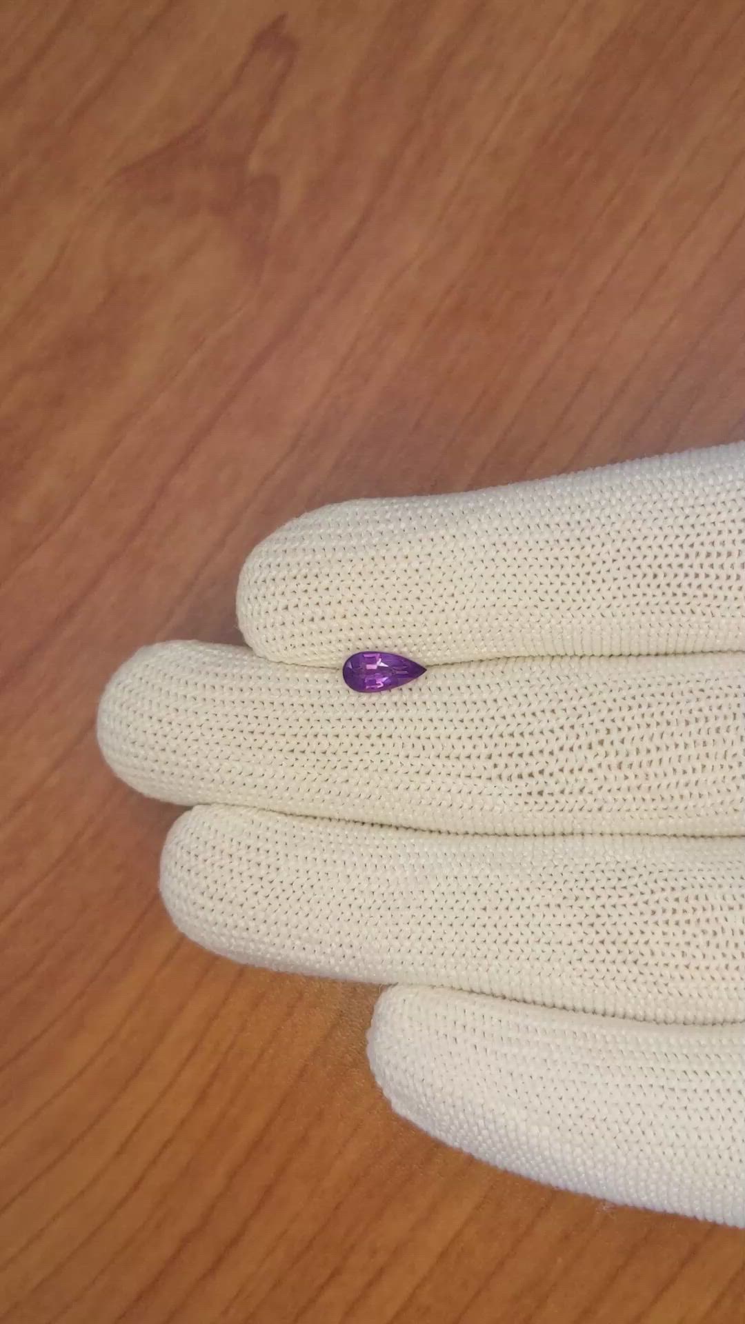 0.69 Ct. Color Change Sapphire from Ceylon (Sri Lanka) Size Video