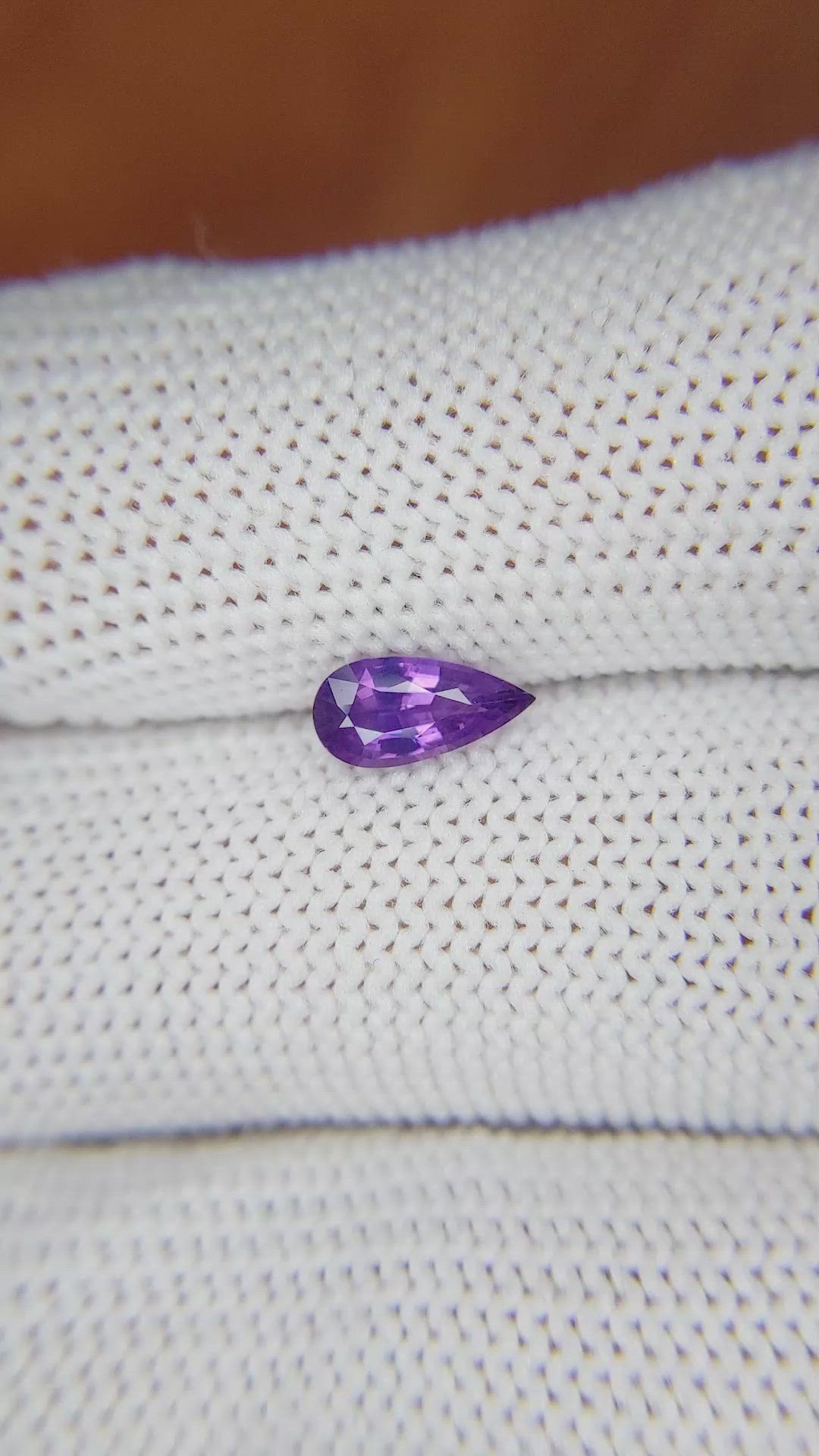 0.69 Ct. Color Change Sapphire from Ceylon (Sri Lanka) Size Video