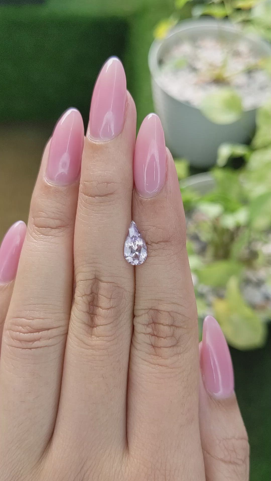 1.46 Ct. Purple Sapphire from Ceylon (Sri Lanka) Size Video