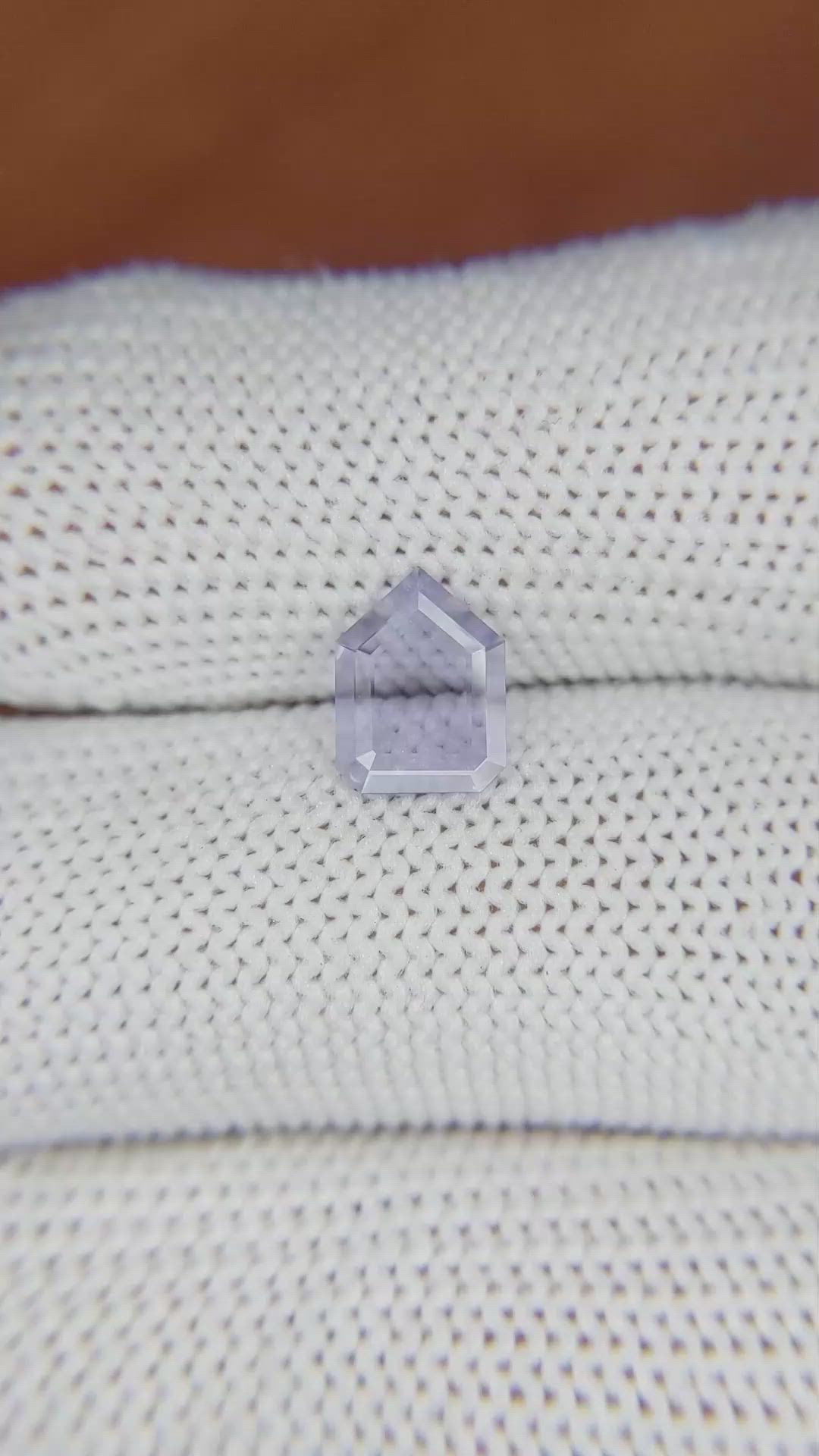 0.82 Ct. Blue Sapphire from Ceylon (Sri Lanka) Size Video