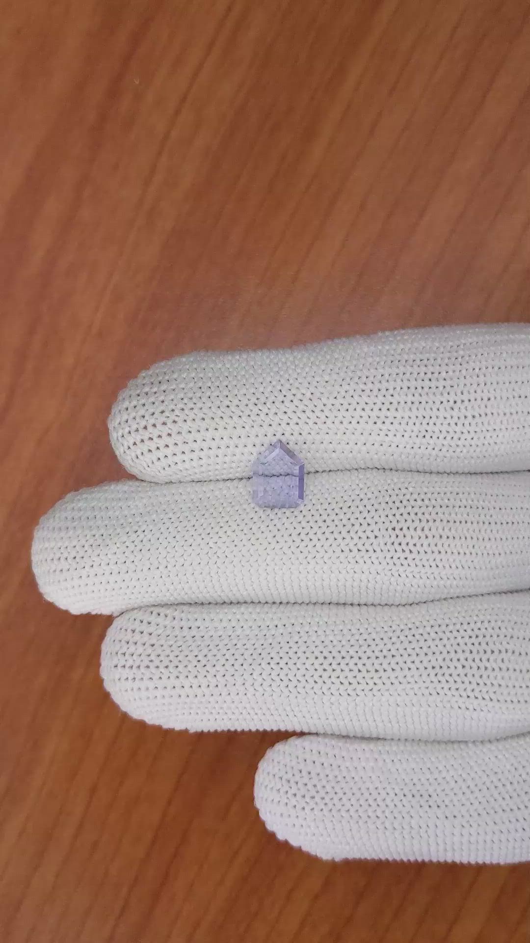 0.82 Ct. Blue Sapphire from Ceylon (Sri Lanka) Size Video