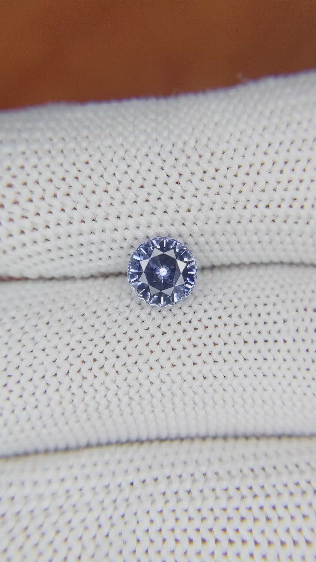 1.44 Ct. Blue Sapphire from Ceylon (Sri Lanka) Size Video