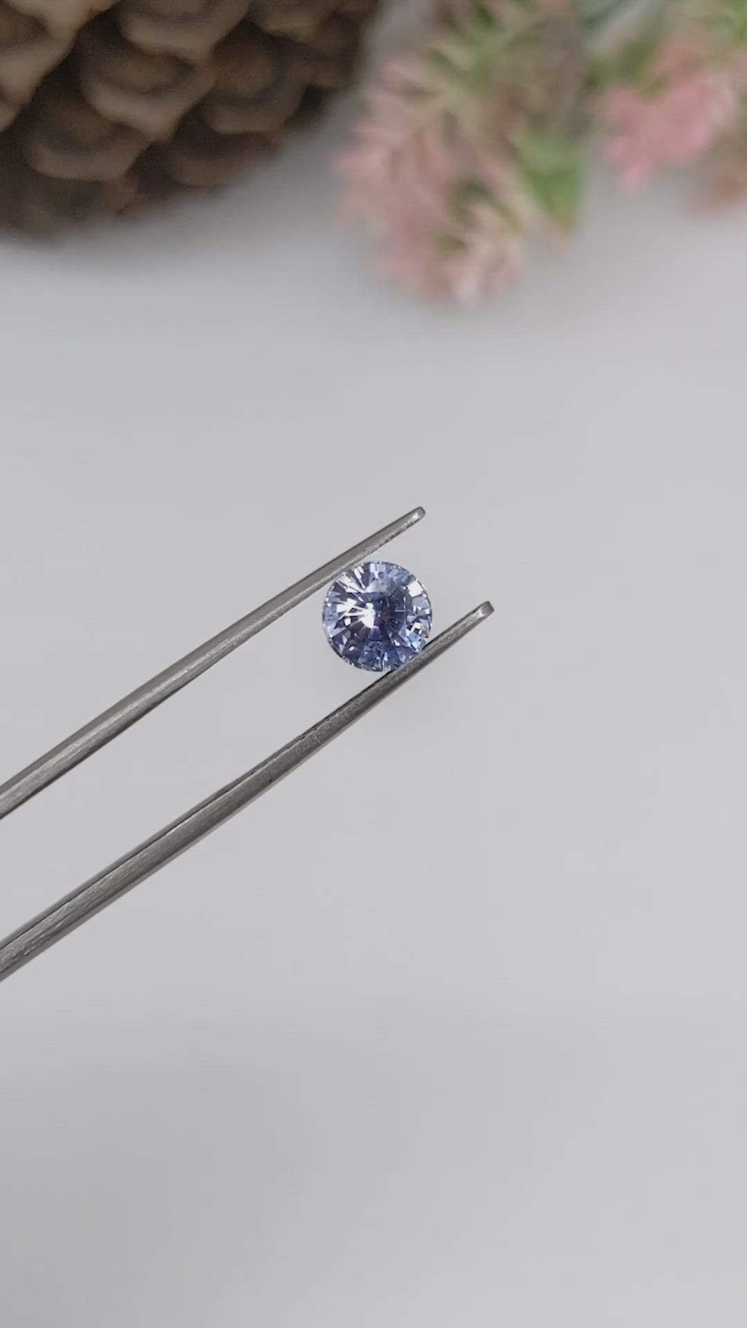 1.44 Ct. Blue Sapphire from Ceylon (Sri Lanka) Size Video