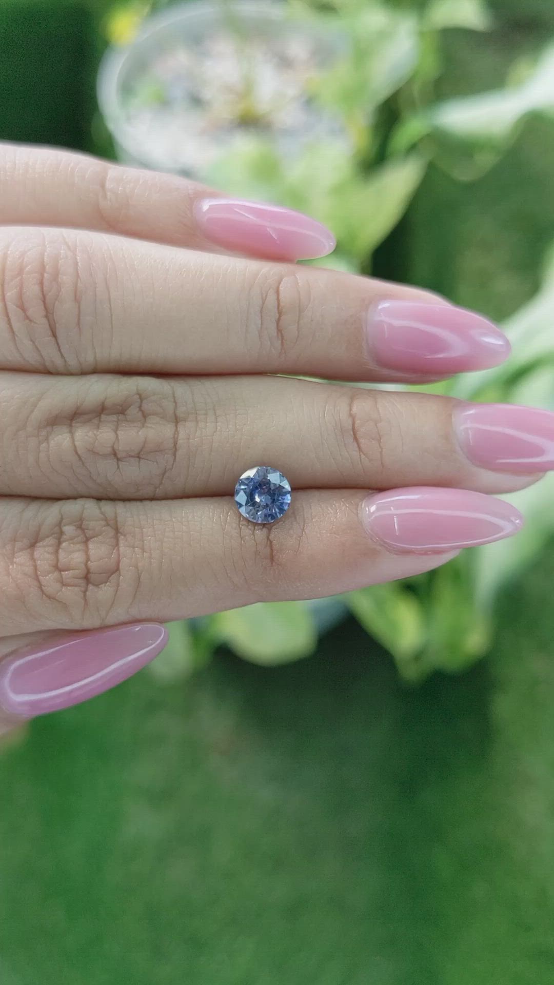 1.44 Ct. Blue Sapphire from Ceylon (Sri Lanka) Size Video