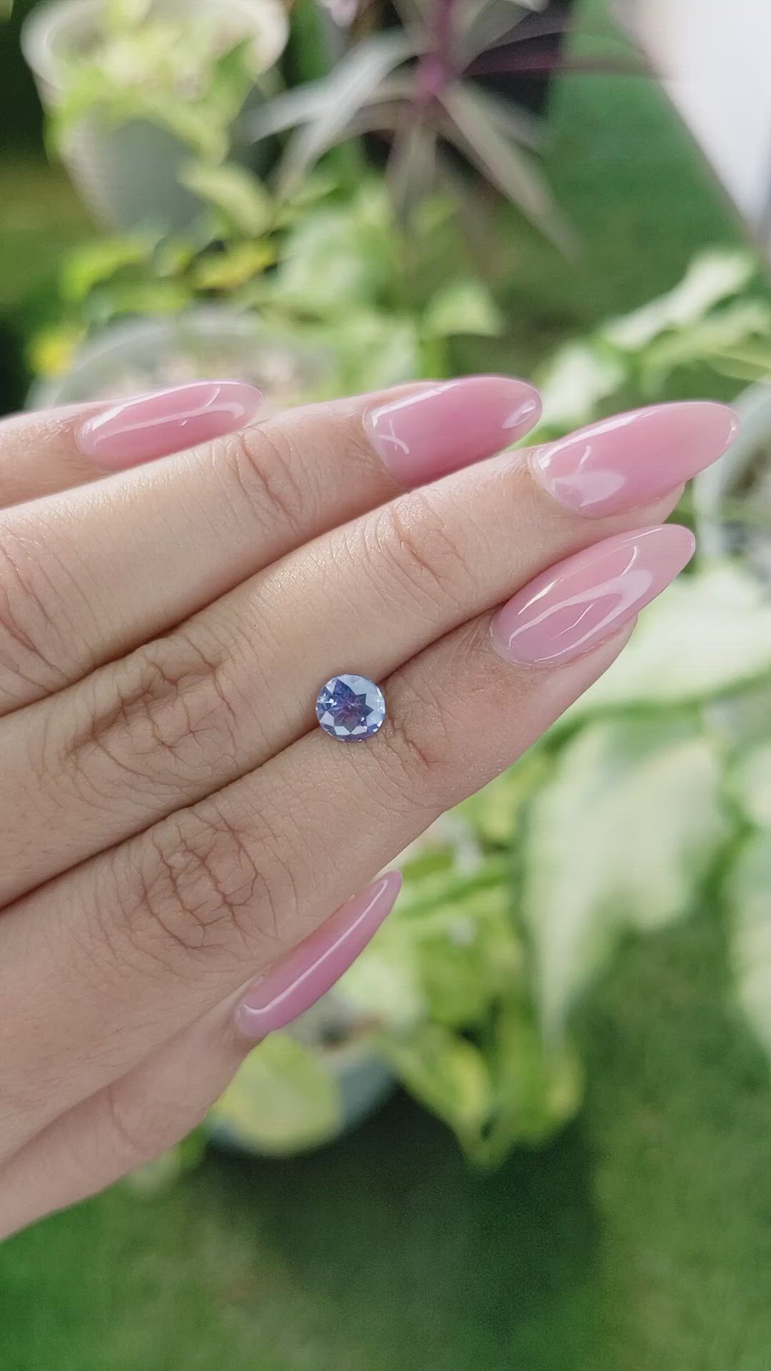 0.92 Ct. Blue Sapphire from Ceylon (Sri Lanka) Size Video