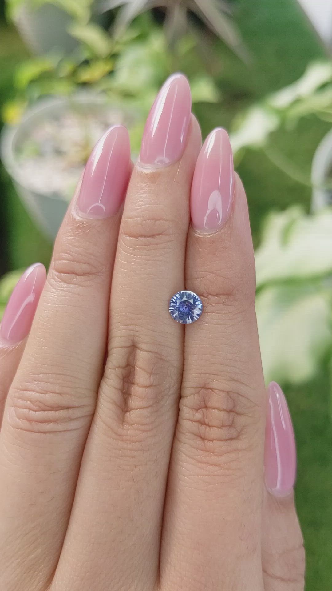 0.92 Ct. Blue Sapphire from Ceylon (Sri Lanka) Size Video