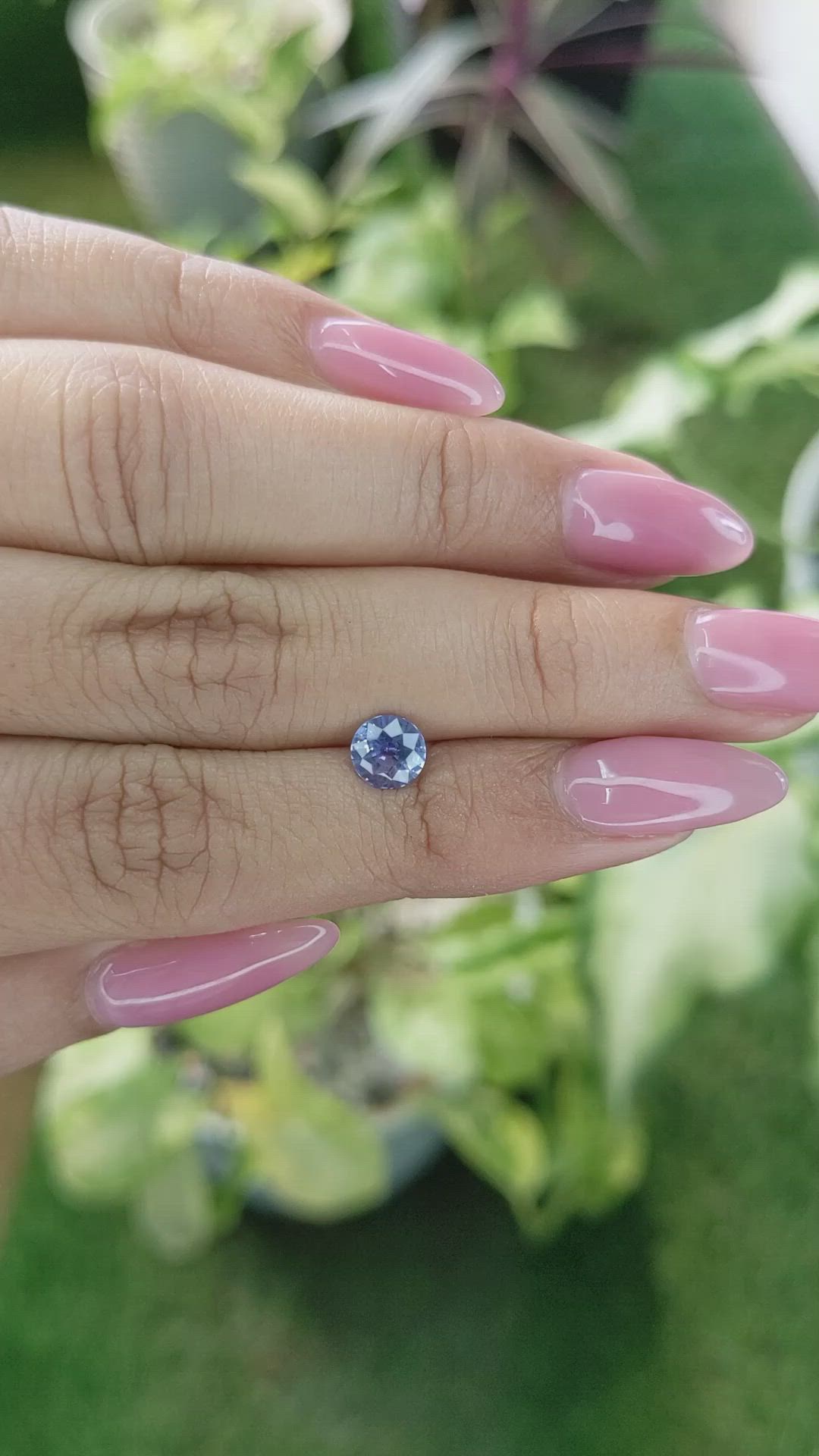 0.92 Ct. Blue Sapphire from Ceylon (Sri Lanka) Size Video